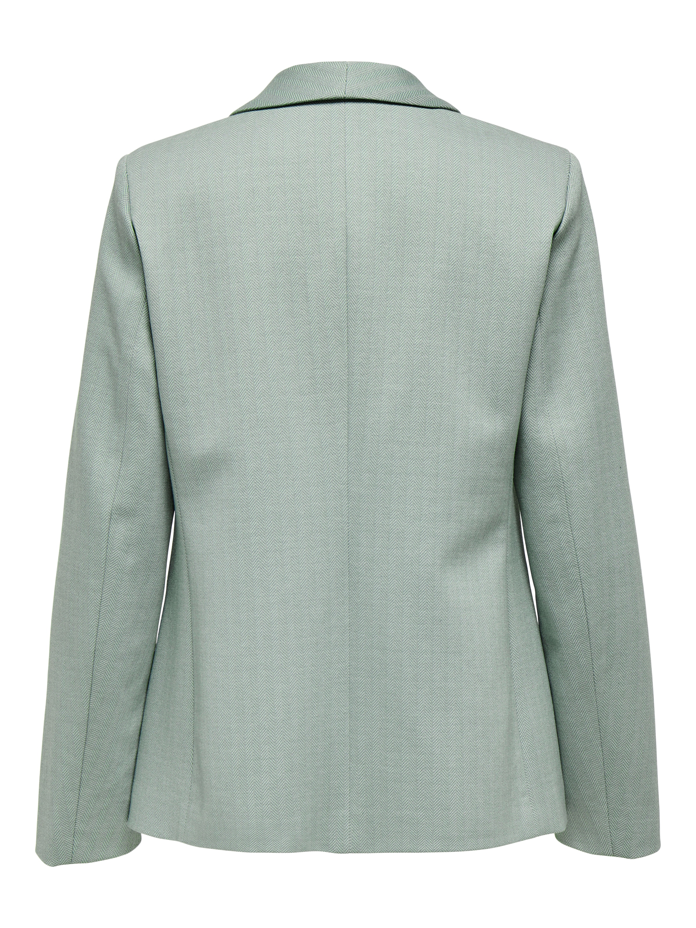 ONLY Longblazer »ONLESKA-ADDY LIFE L/S HB BLAZER CC TLR« mit Reverskragen, verschlusslose Form, Fischgratmuster