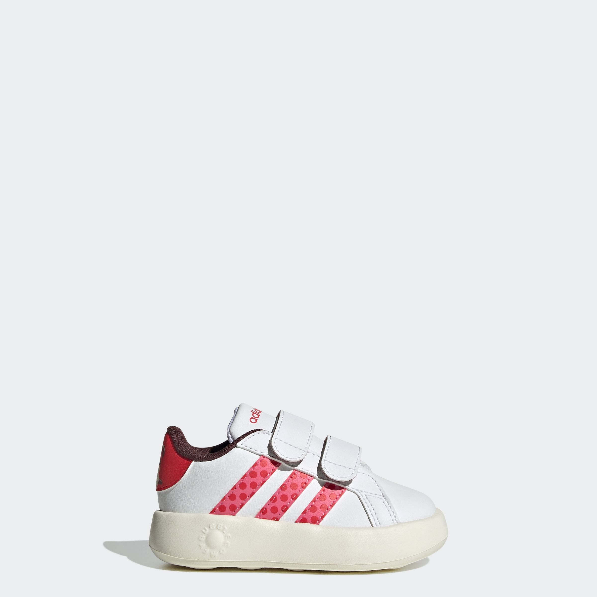 adidas Sportswear Klettschuh »ADIDAS DISNEY MINNIE MAUS KIDS GRAND COURT 2.0 SCHUH«, Design auf den Spuren des adidas Superstar, für Kinder