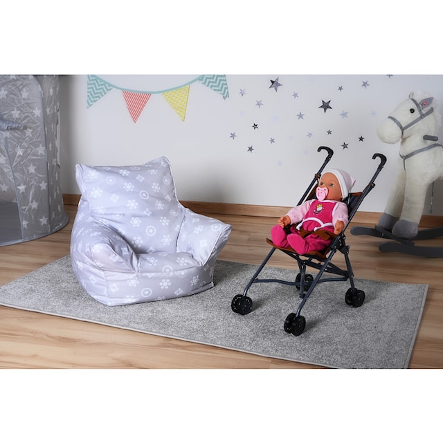 Knorrtoys® Sitzsack »Royal Grey«, für Kinder; Made in Europe