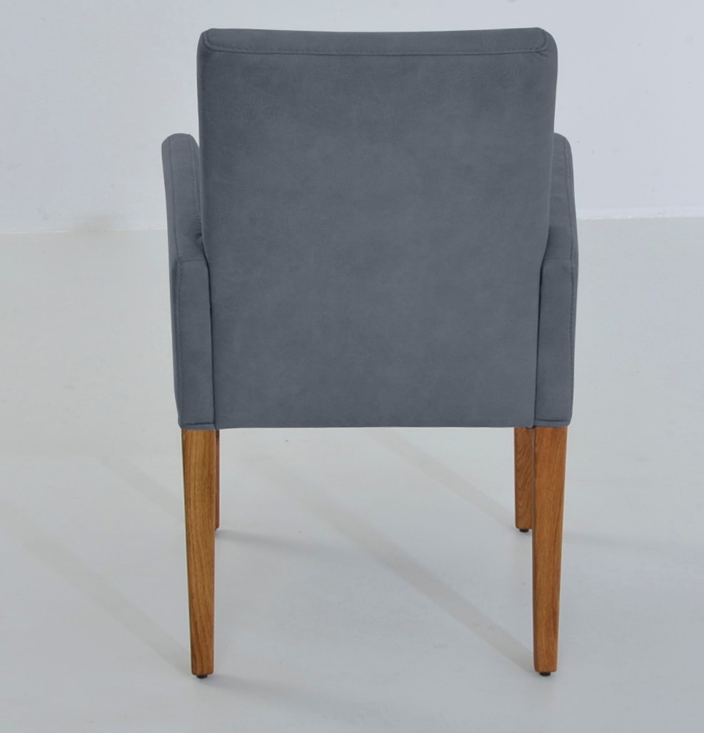 K+W Komfort & Wohnen Armlehnstuhl »GOBY« () 4-Fuß-Armlehnenstuhl mit Füßen in Wildeiche geölt, mit Polsterung