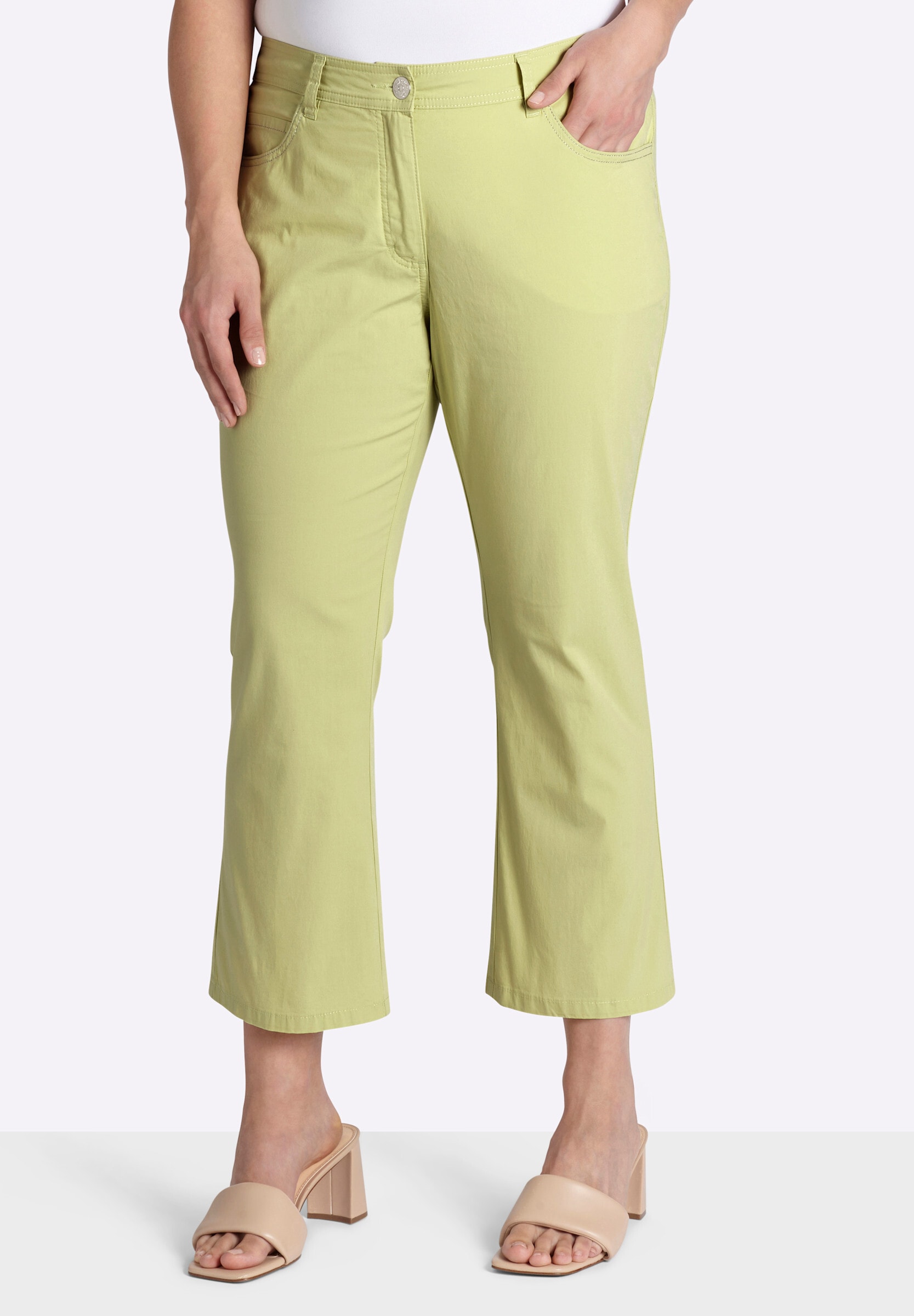 Sheego 5-Pocket-Hose »7/8-Hose 7/8-Hose in leichter Bootcut-Form«