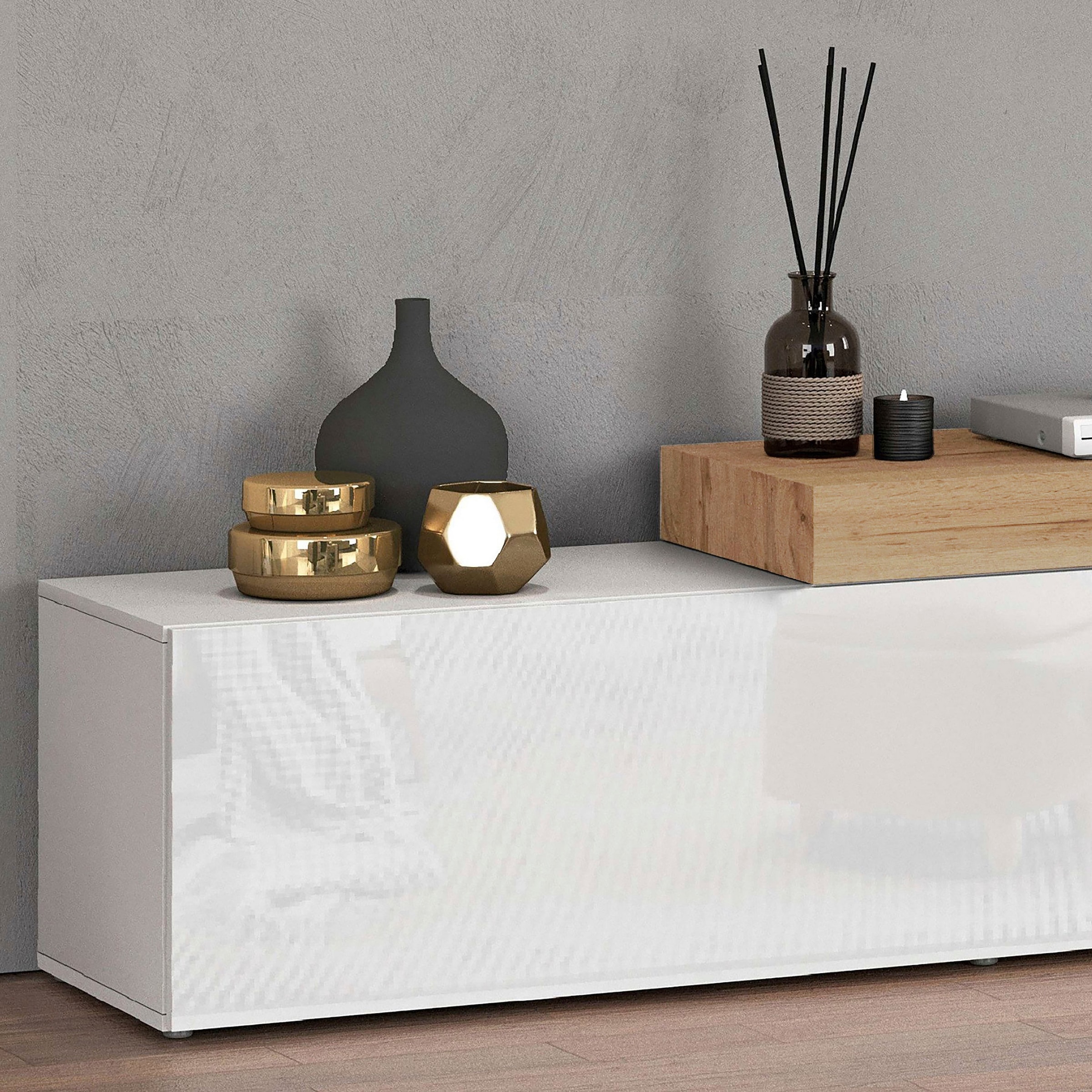 OTTO home Wohnwand »Chronos Wohnwand, Medienwand, 5-er set« 5 Stk. tlg.