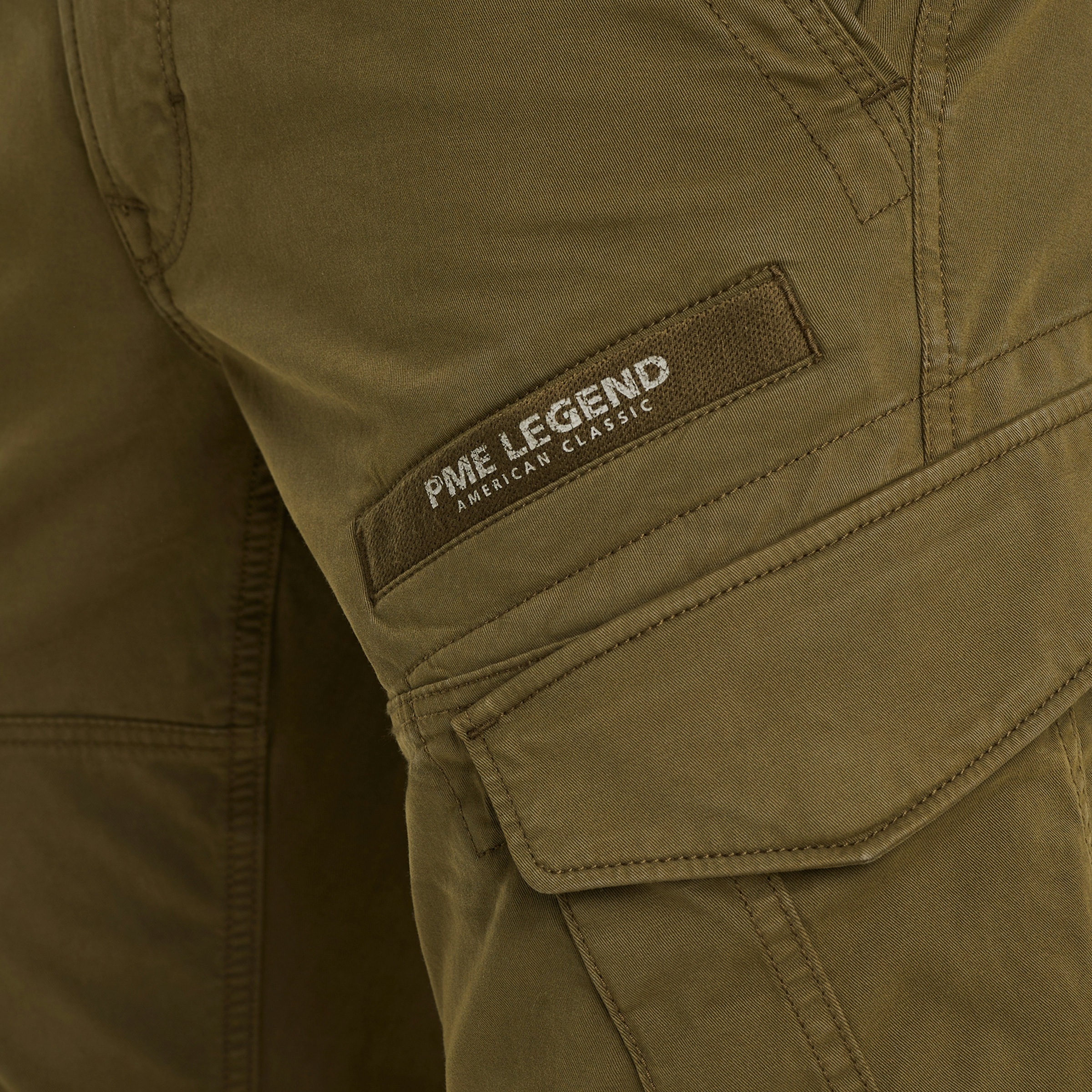 PME LEGEND Cargohose »Nordrop Stretch Twill«  mit Logo Stickerei