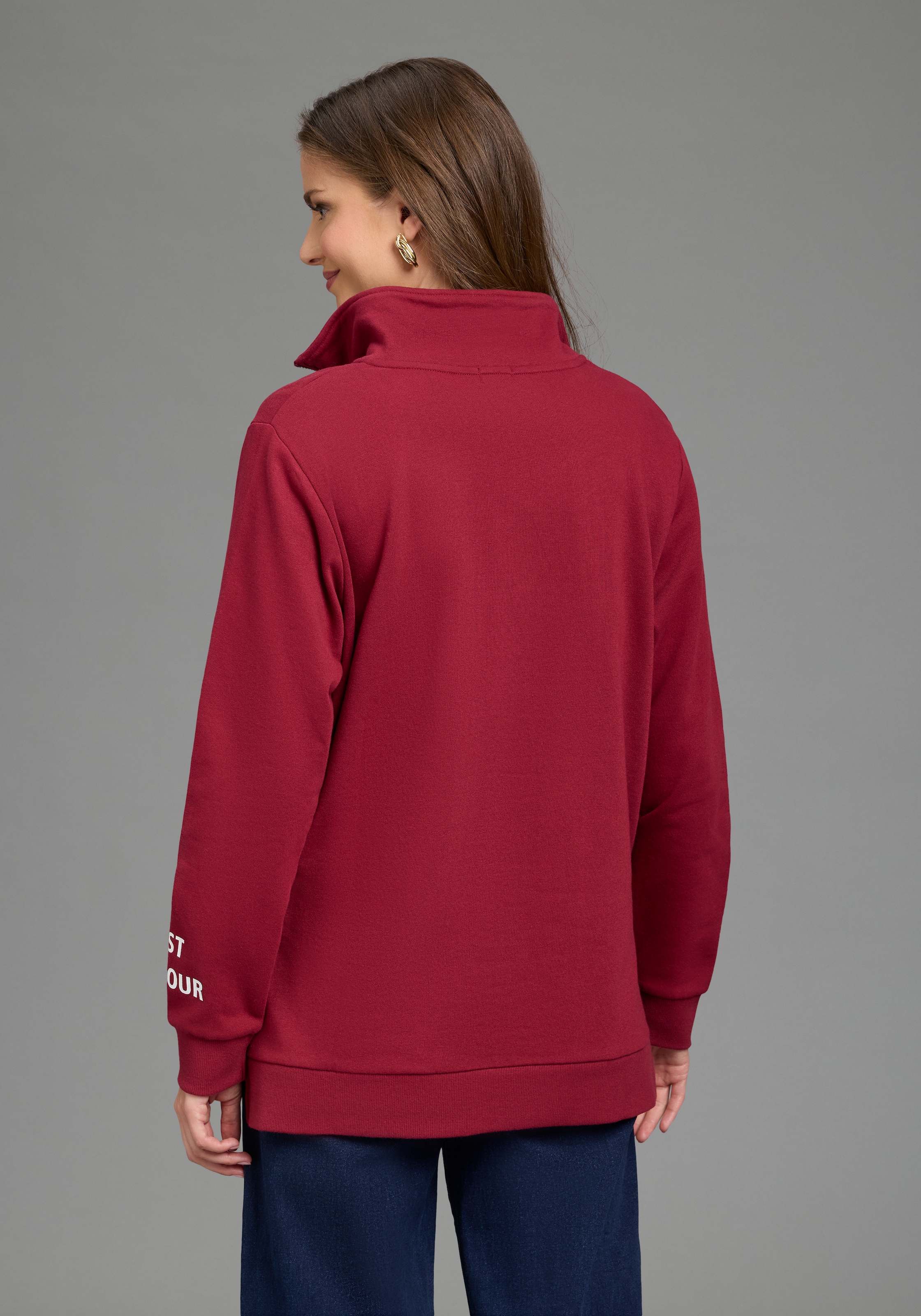 Laura Scott Longsweatshirt , in großen Größen verfügbar
