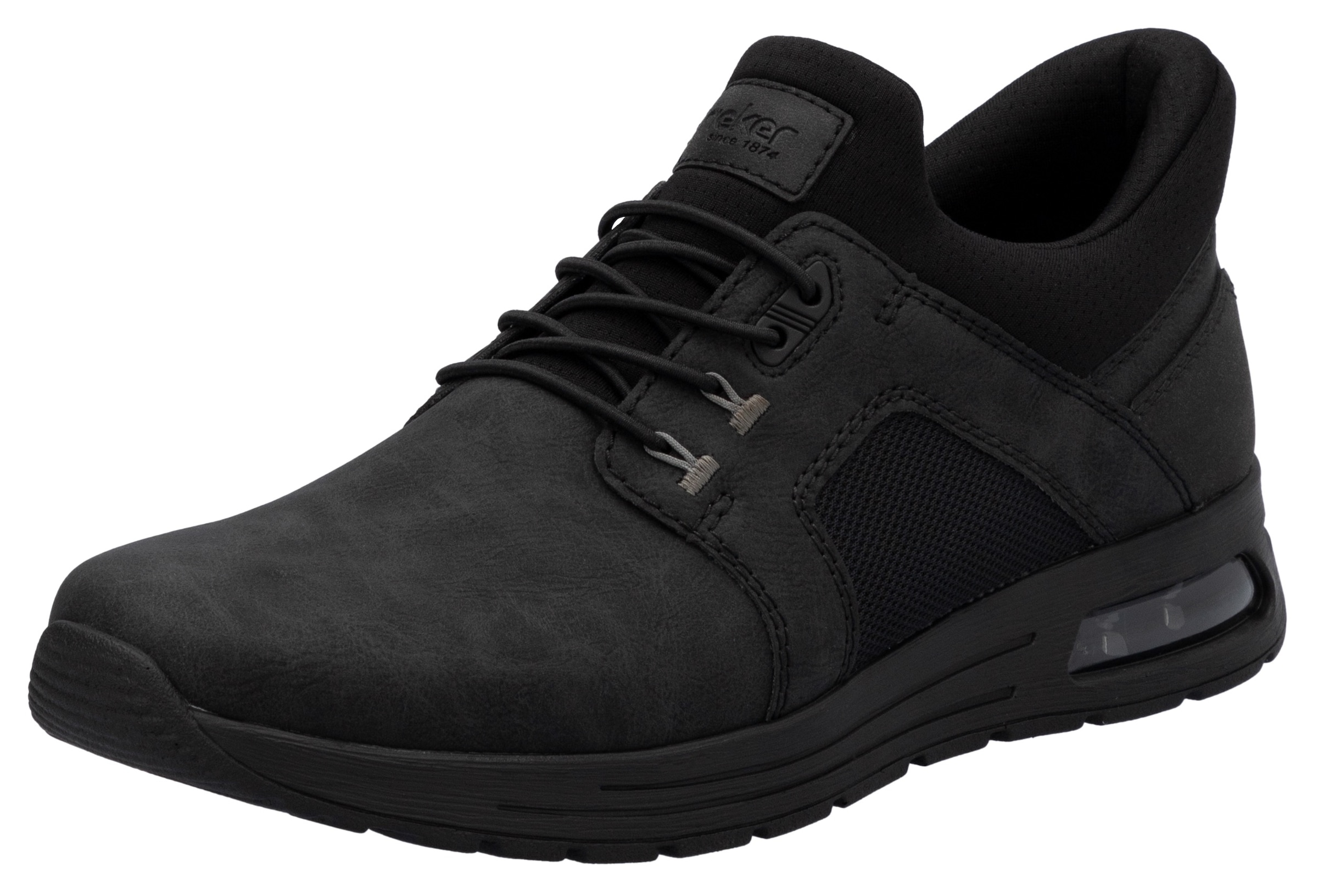 Rieker Slip-On Sneaker, Freizeitschuh, Halbschuh, Schlupfschuh mit gepolstertem Schaftrand