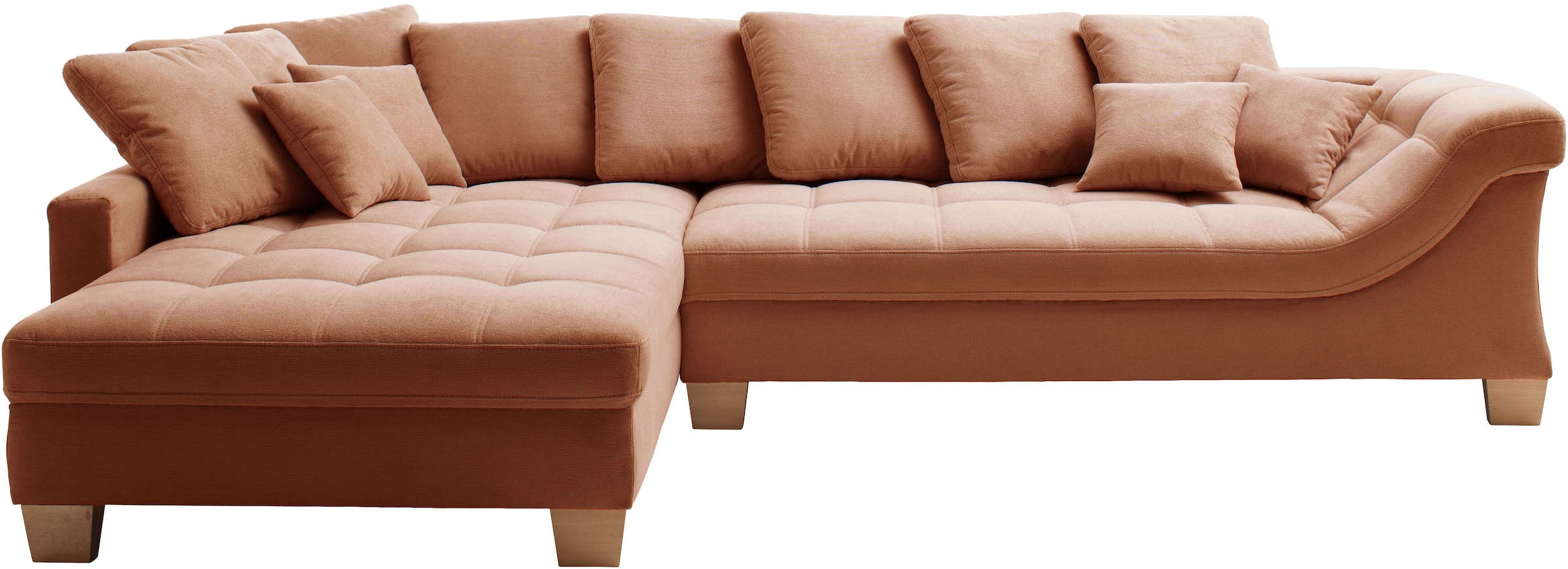 Mr. Couch Ecksofa »Bologna, L-Form, mit Kaltschaum« bis 140 kg pro Sitzplatz belastbar