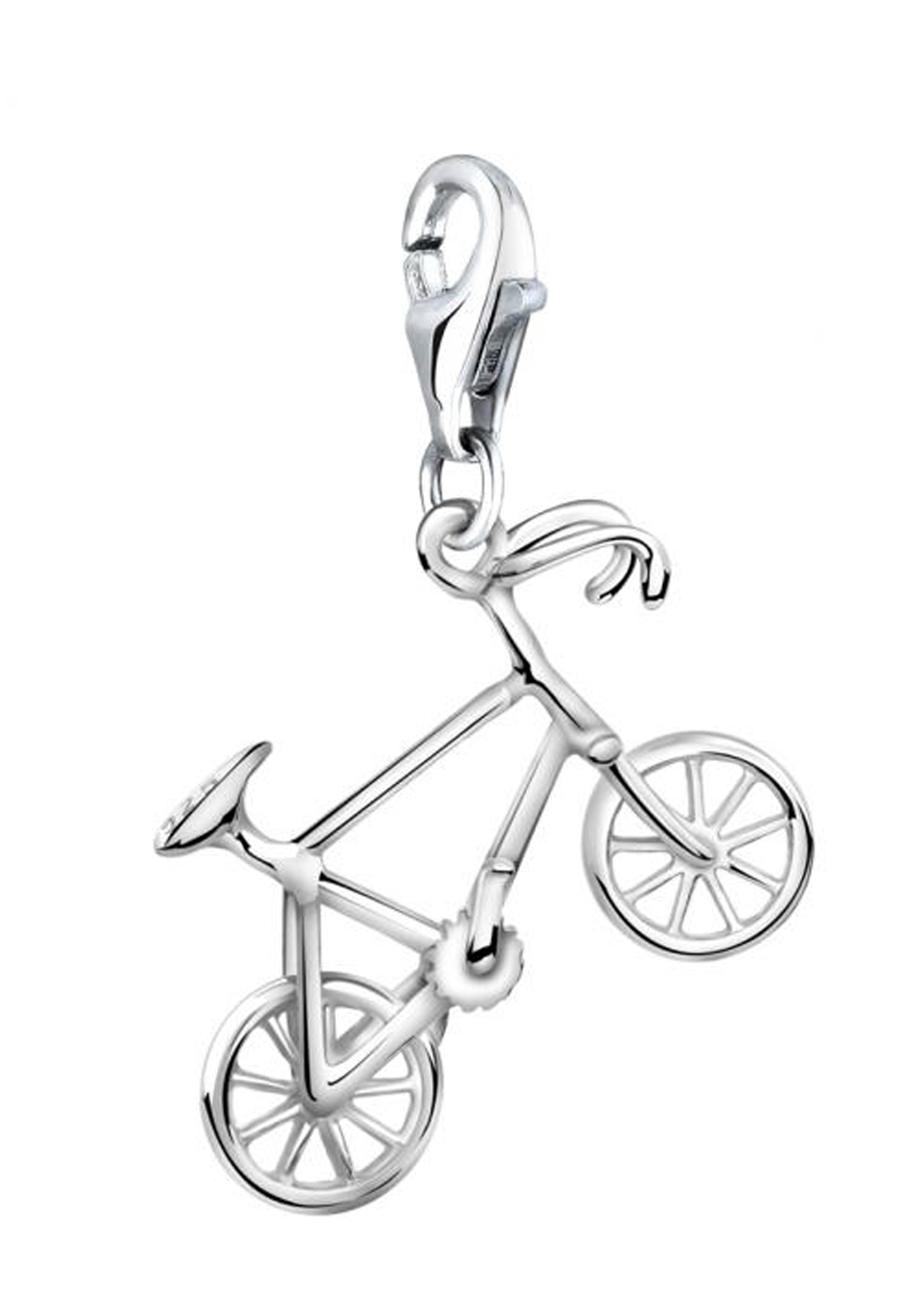 Nenalina Charm-Einhänger »Charm Fahrrad Bike Anhänger Kettenanhänger 925 Silber«
