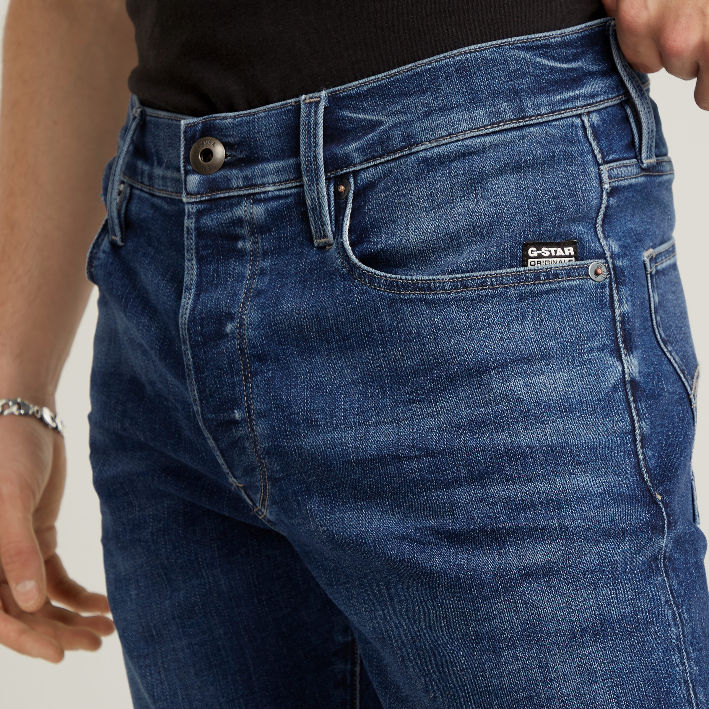 G-STAR Slim-fit-Jeans »3301 Slim« mit toller Waschung und Elasthan