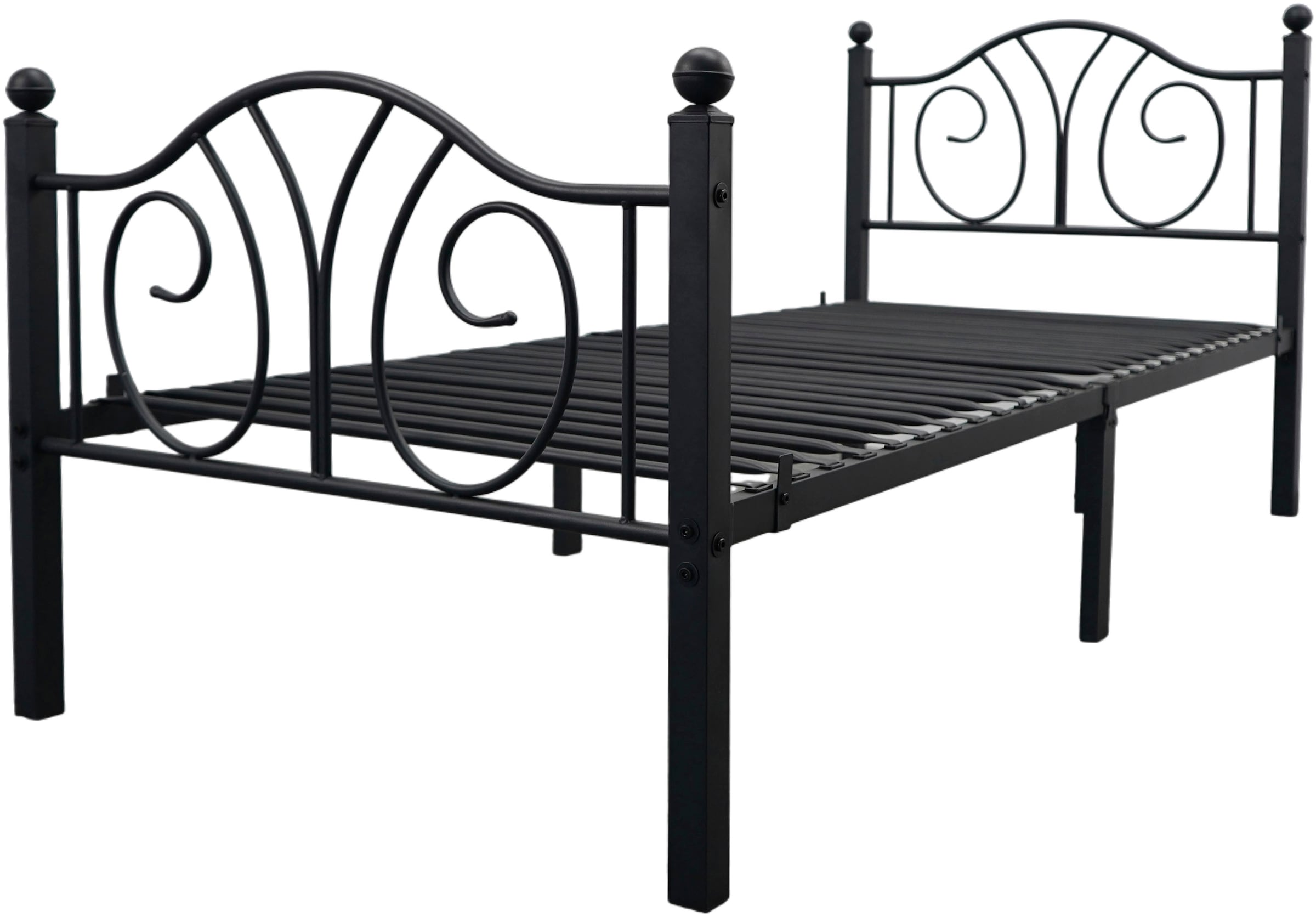 OTTO home Metallbett »LUND Landhausbett Bett Märchenbett Prinzessinbett« Träume wie im Märchen: Dein romantisches Metallbett in 2 Breiten