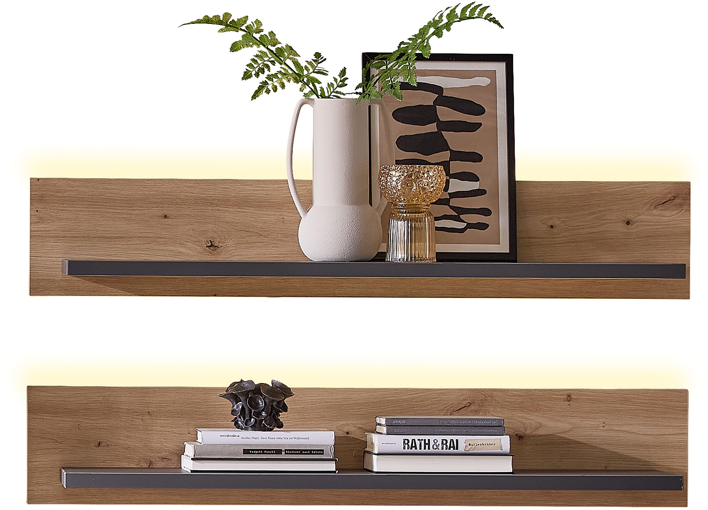 Innostyle Wandboard »Memphis 2er Set Wandboard, 100x15x23cm (B/H/T)«, LED-Beleuchtung