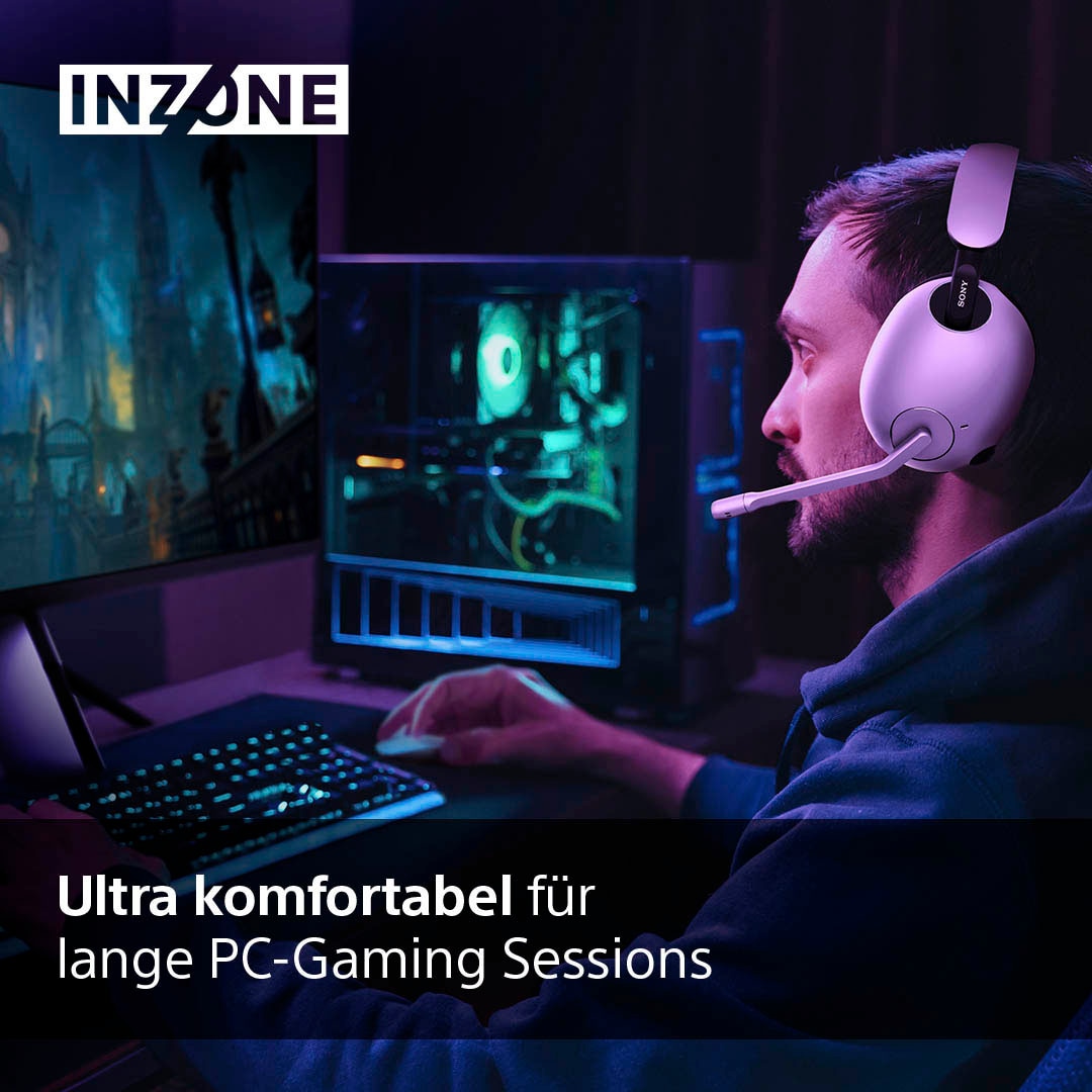 Sony Gaming-Headset »INZONE H9«, Bluetooth-Wireless, Active Noise Cancelling (ANC)-LED Ladestandsanzeige-Quick Attention Modus