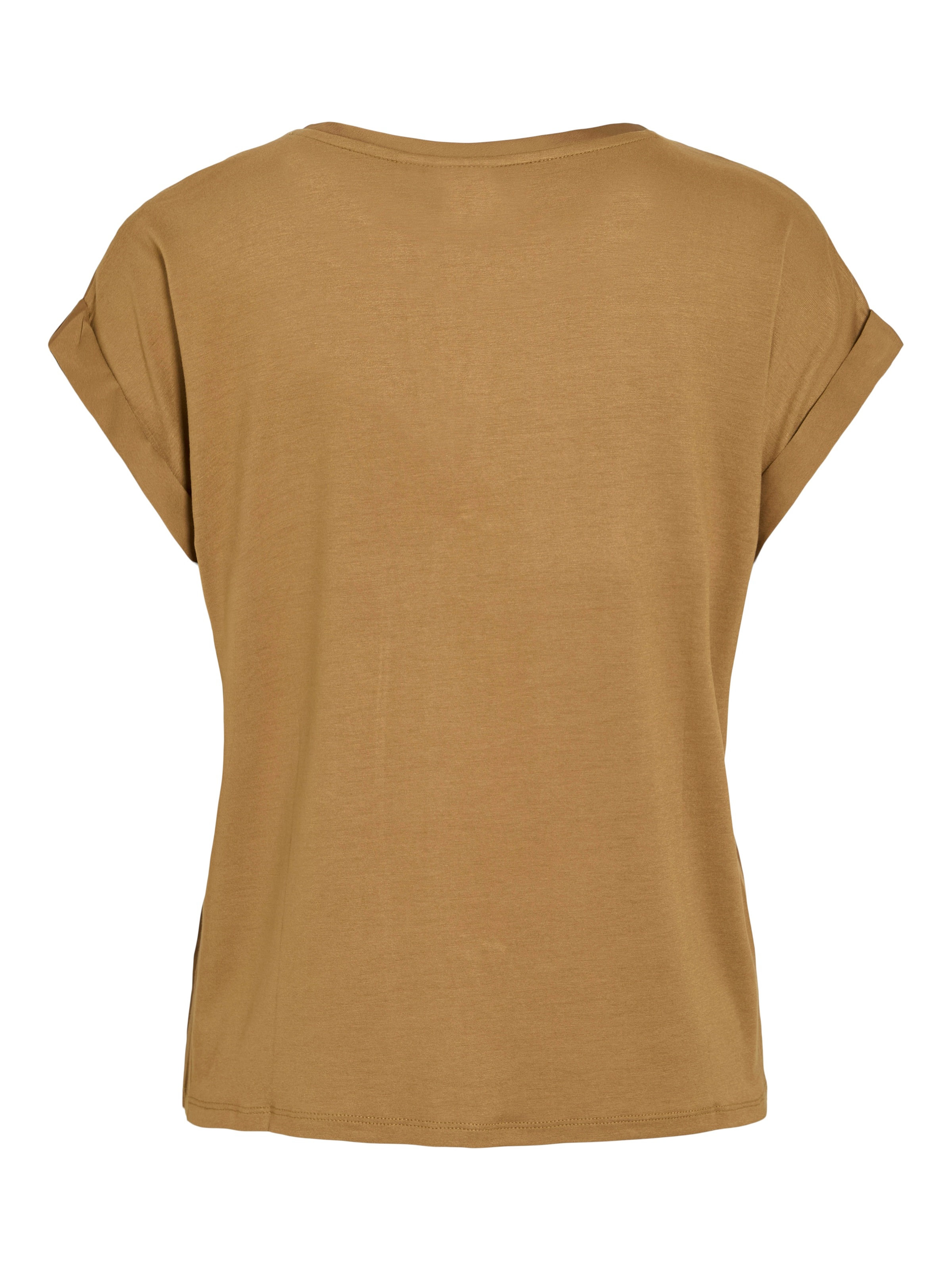 Vila Kurzarmshirt »VIELLETTE S/S SATIN TOP - NOOS«, Satin Optik