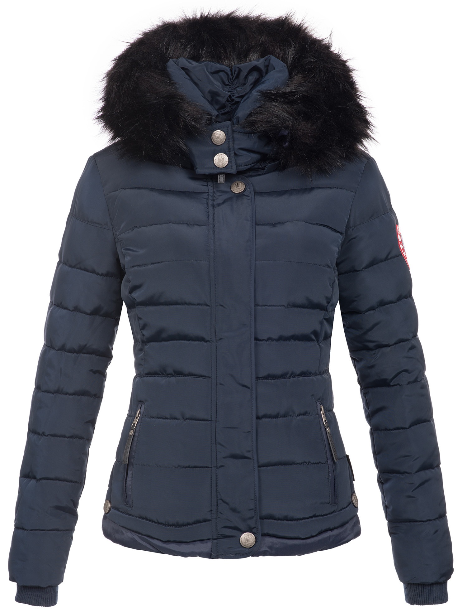 Navahoo Steppjacke »Navahoo Chloe warme Damen Winter Jacke Parka Mantel Stepp Kurzjacke gefüttert NEU B301«