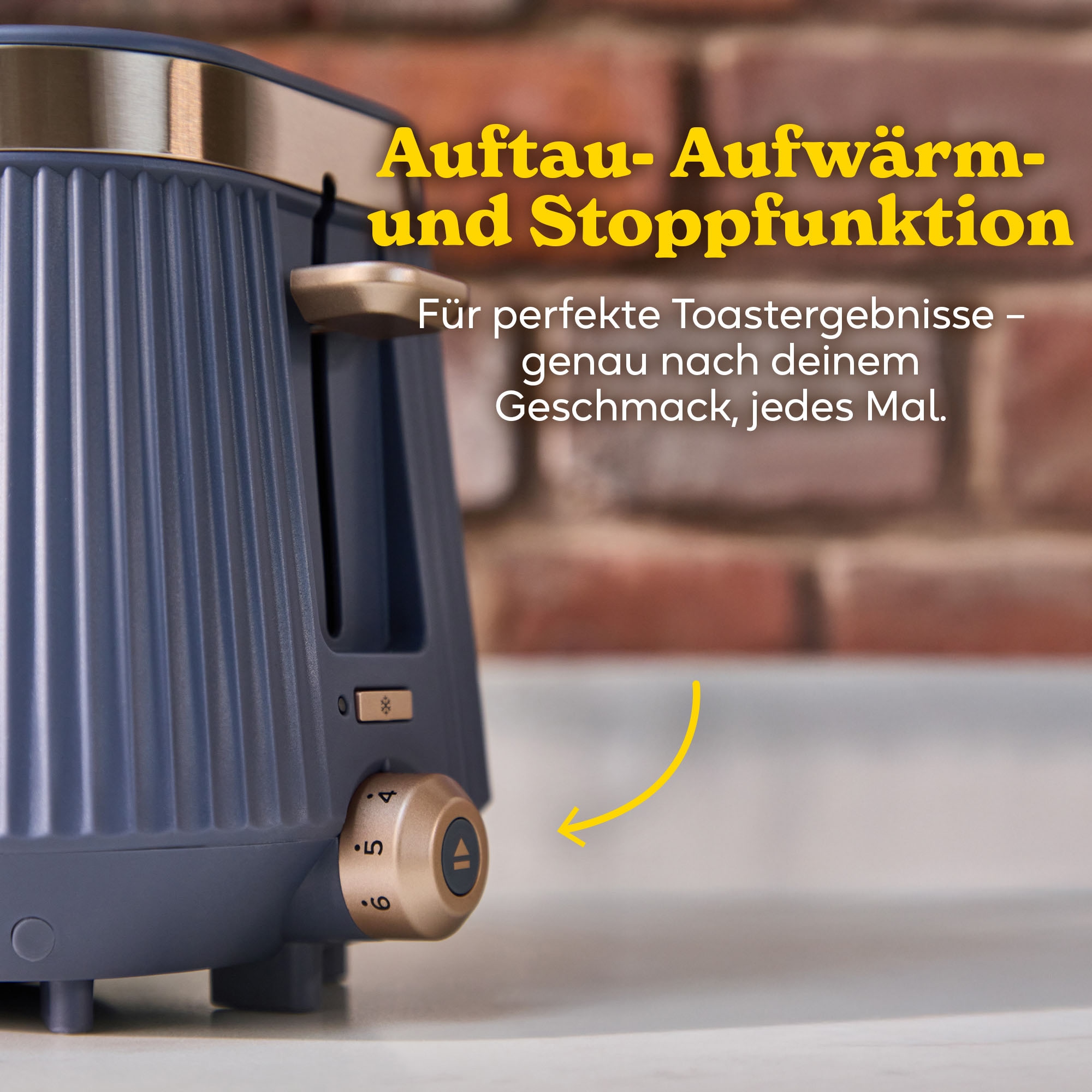 RUSSELL HOBBS Toaster »Brontë 26762-56, Soft Navy« 980 W 2 extra breite Toastschlitze