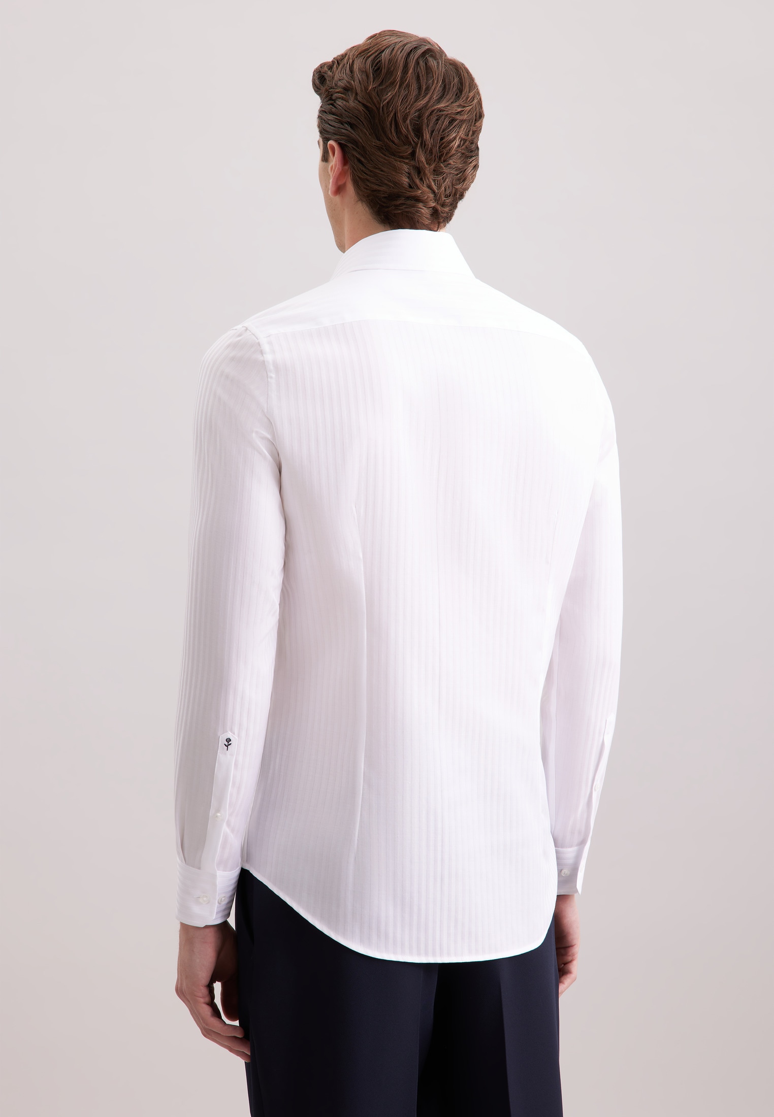 seidensticker Businesshemd »Schwarze Rose« Slim 1/1 Kentkragen Gestreift