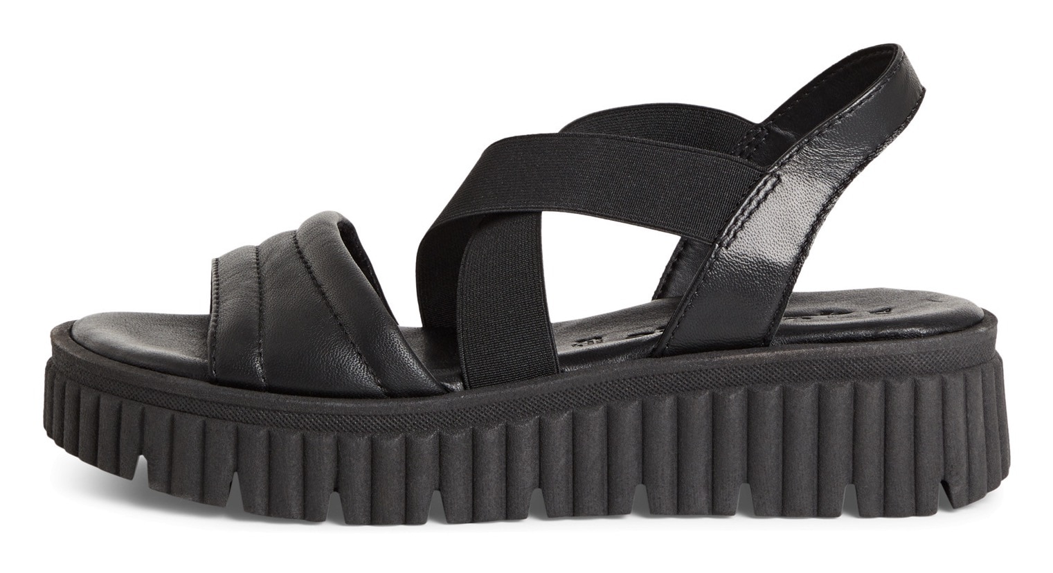 Tamaris Keilsandalette  , Plateau, Riemchensandale, Sommerschuh mit Kreuzbandage