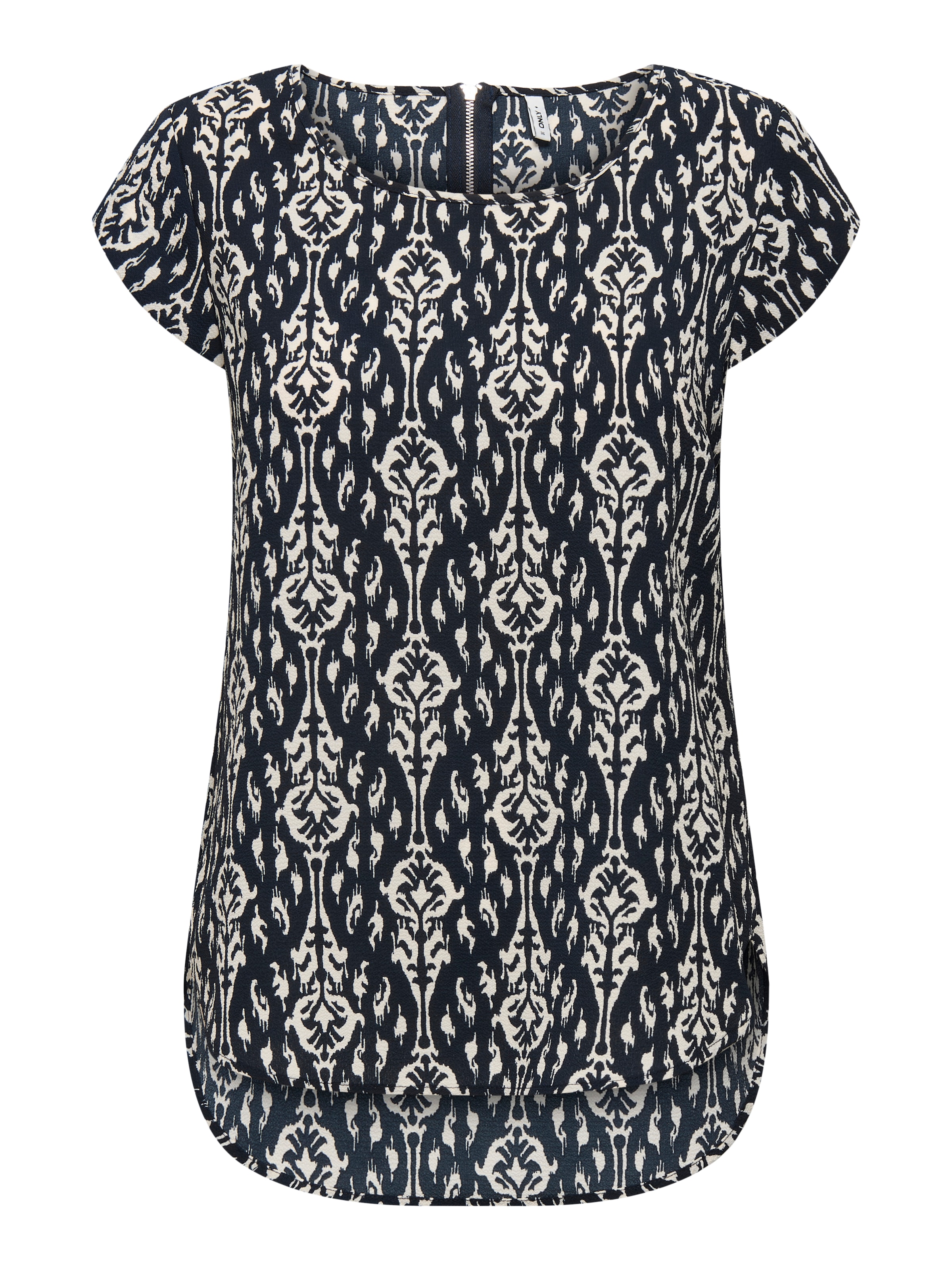 ONLY Shirtbluse »ONLVIC S/S AOP TOP NOOS PTM«, mit Allover Druck
