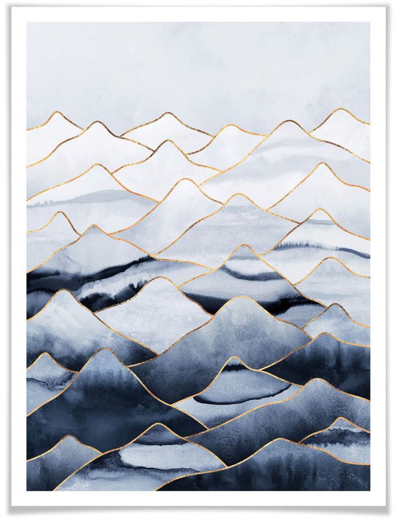 »Die Berge«, (1 Wall-Art bestellen bequem Berge, Poster St.)