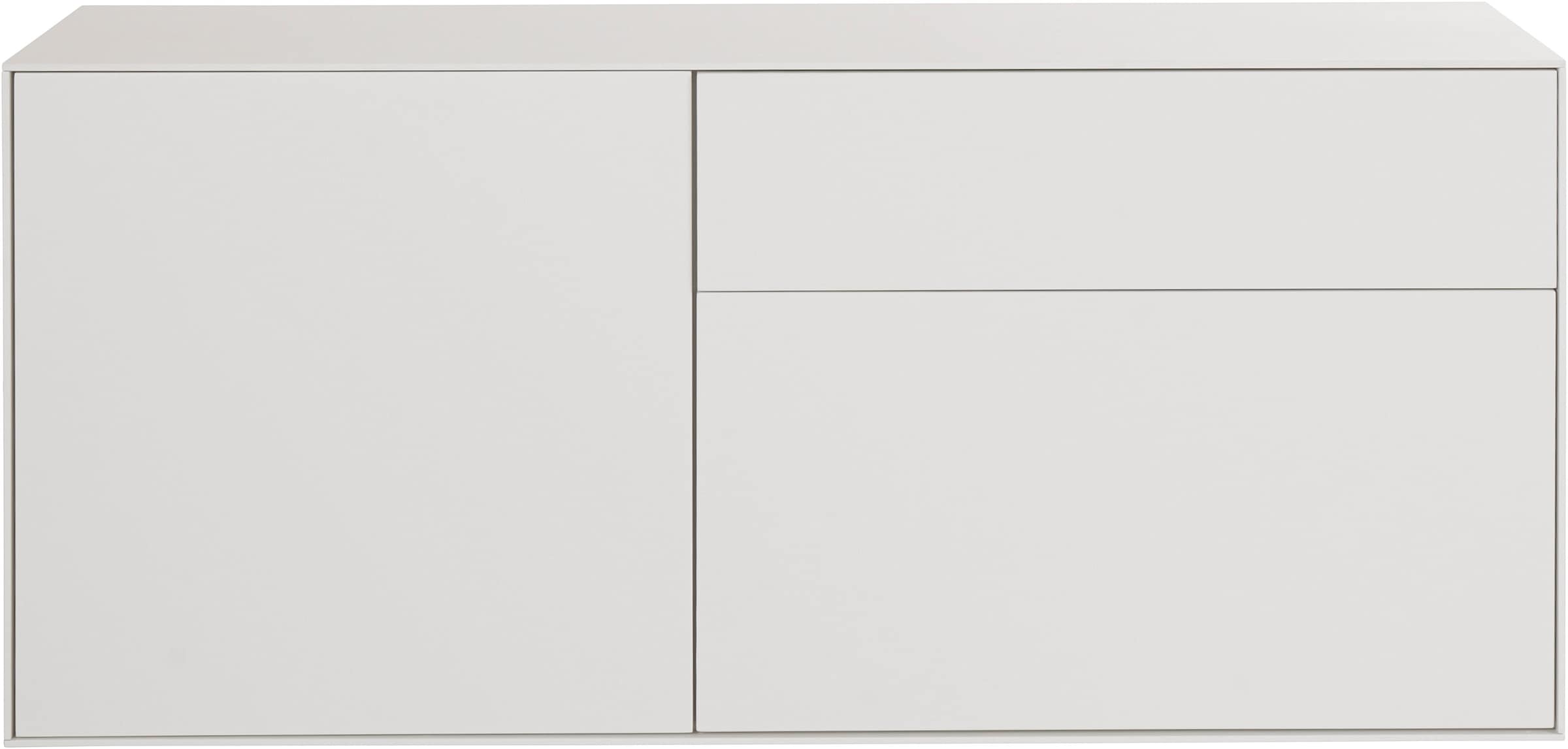LeGer Home by Lena Gercke Lowboard »Essentials«, Breite: 127 cm, MDF lackiert, Push-to-open-Funktion