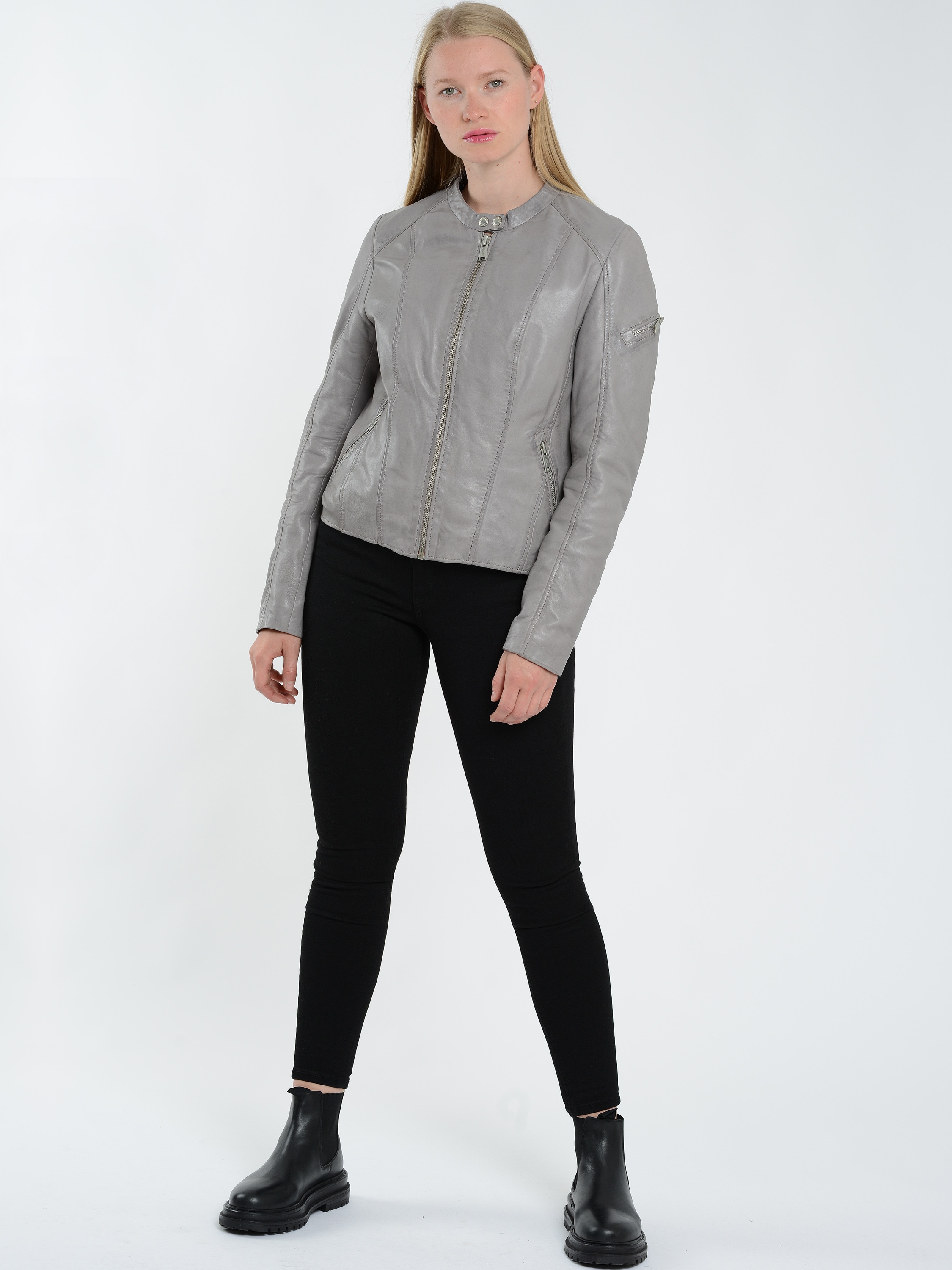 MUSTANG Bikerjacke »Lederjacke 31021532«