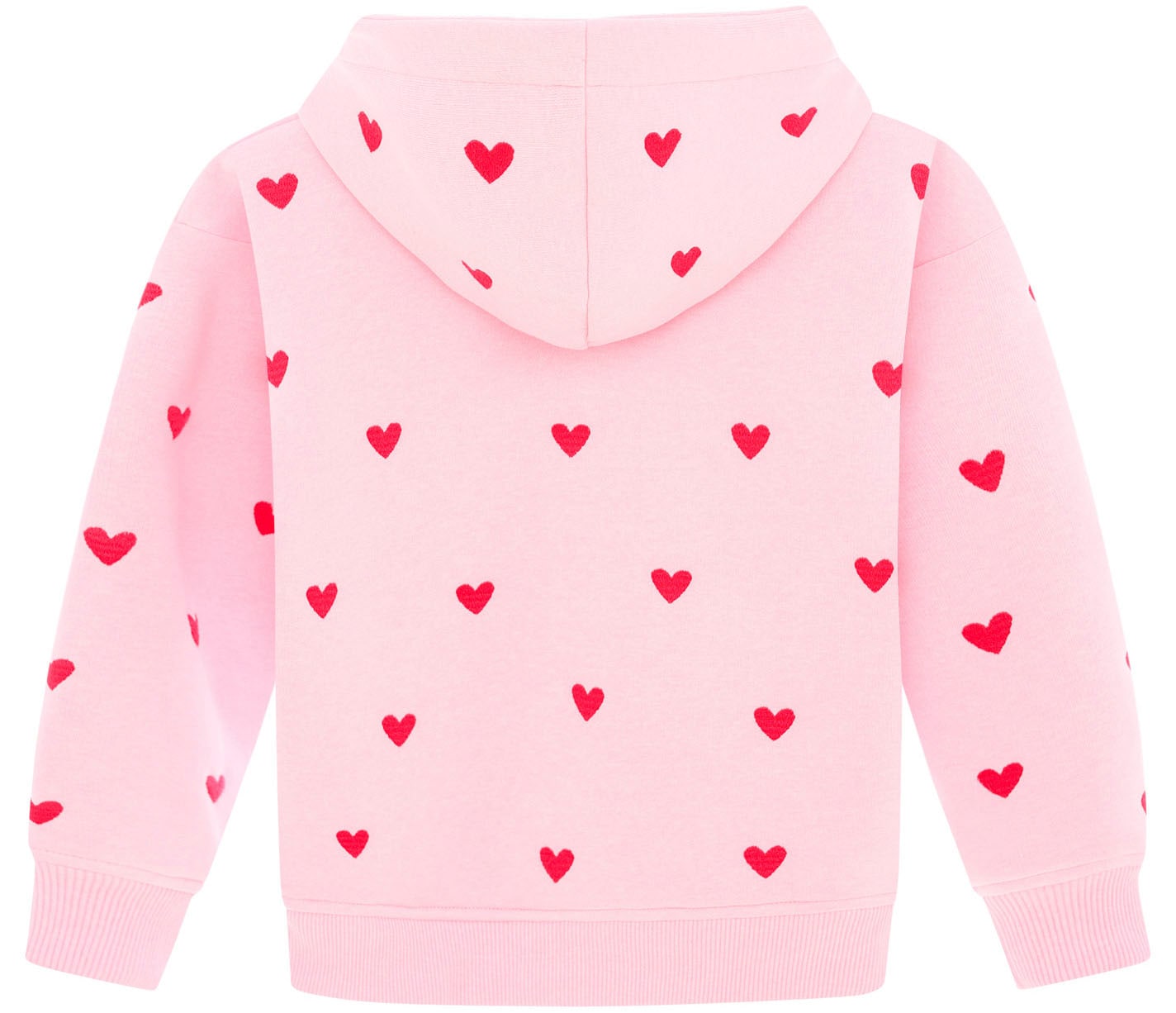 Zwillingsherz Hoodie »"Hearts" Kids«, mit gestickten Herzen allover für Mädchen