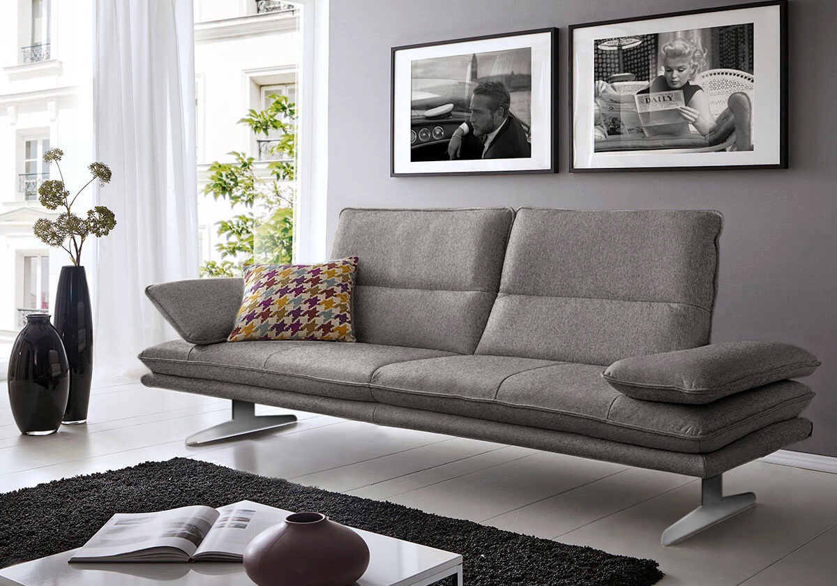 W.SCHILLIG 2,5-Sitzer »broadway«, Sitztiefenverstellung, Kopfteil- & Seitenteilverstellung, Breite 236cm