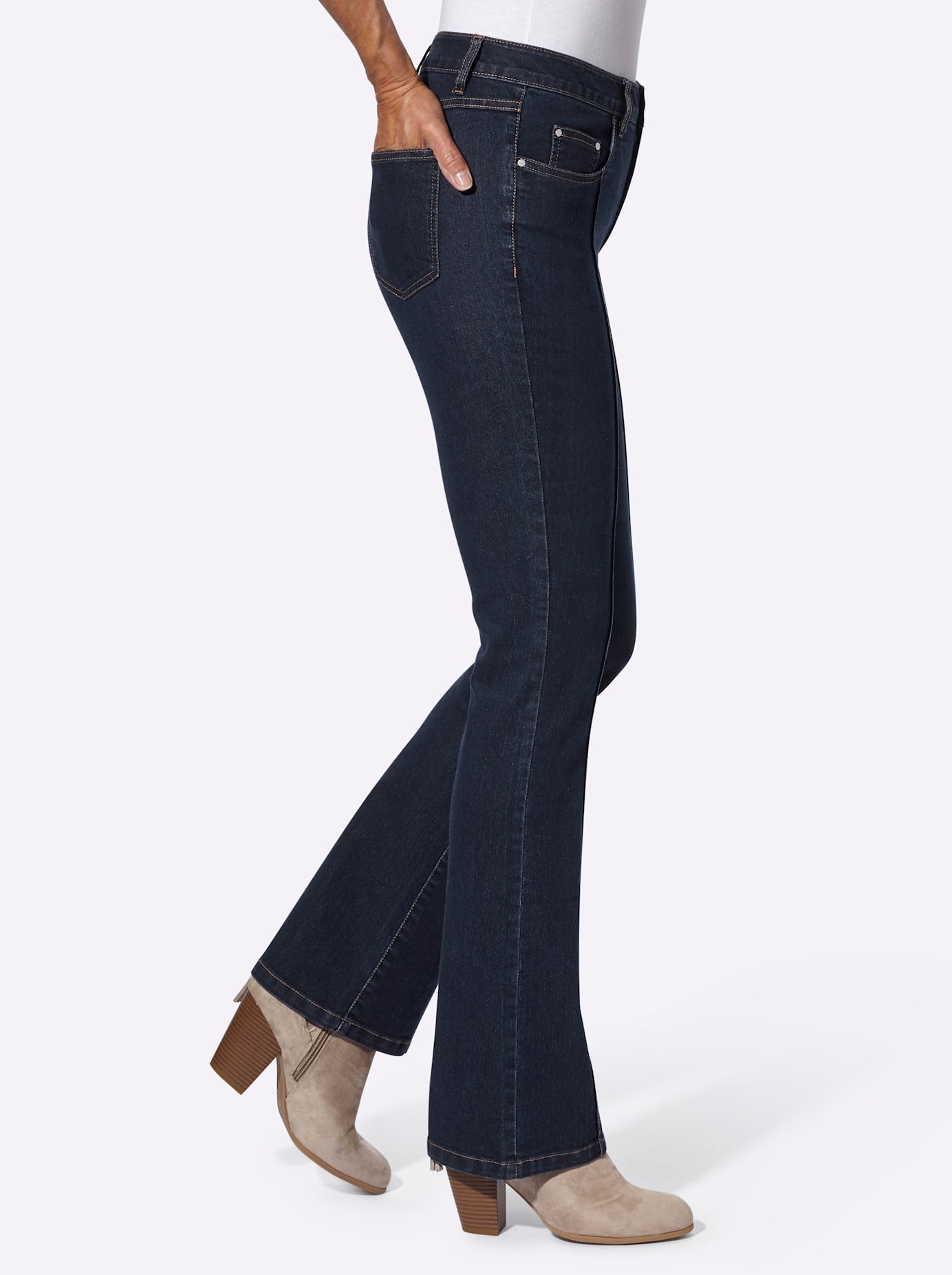 Classic Basics Bootcut-Jeans, (1 tlg.)