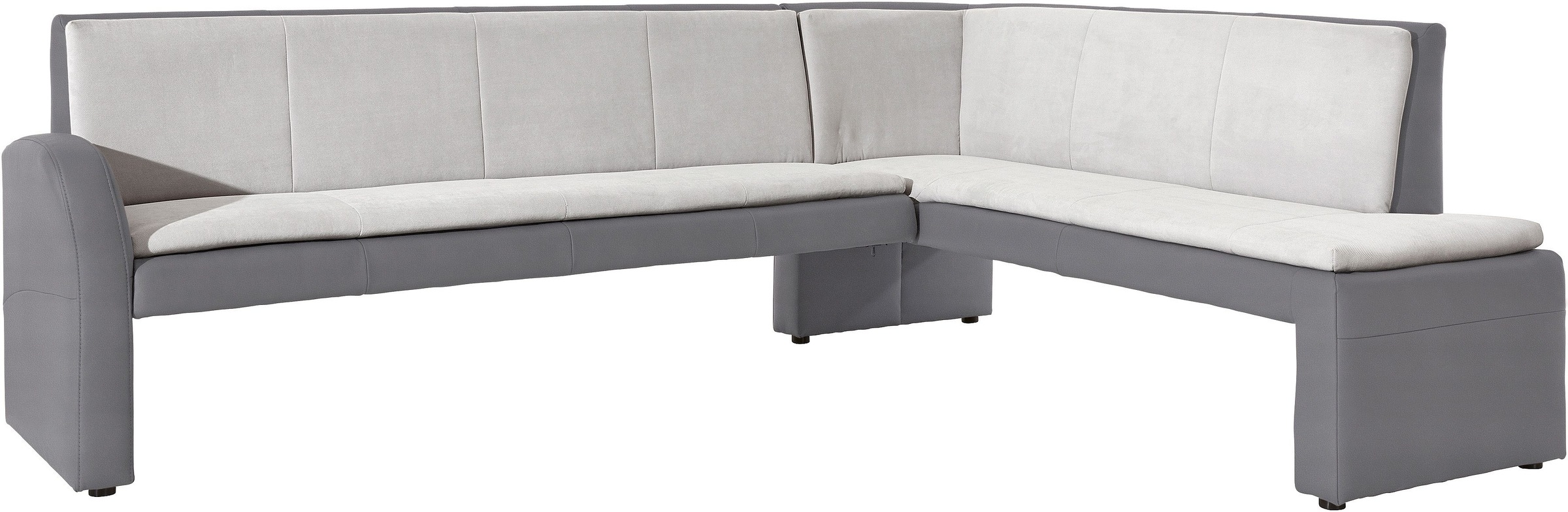 exxpo - sofa fashion Eckbank »Cortado, elegant und modern mit hohem Sitzkomfort«, hohe Bodenfreiheit, schöne Detailverarbeitung, wahlweise Lederbezug