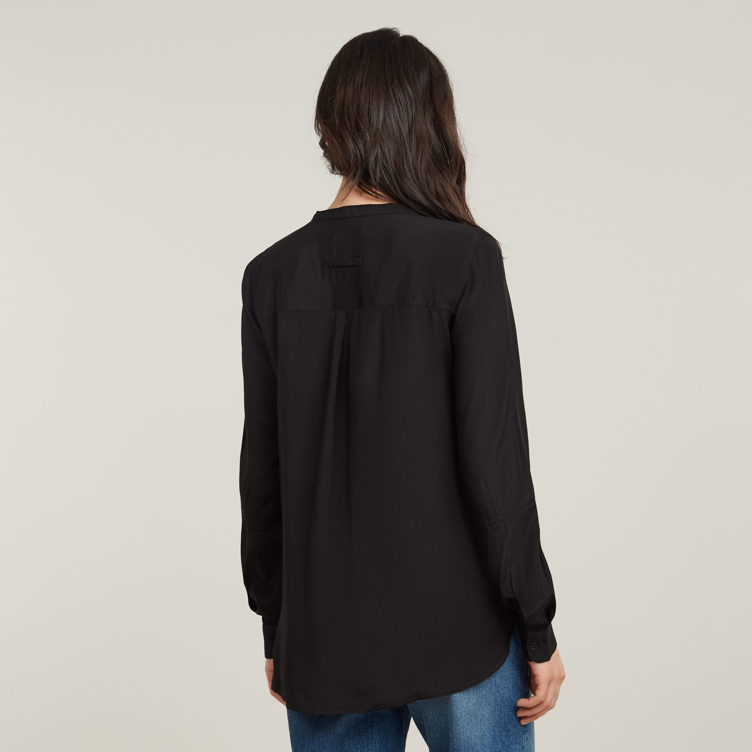 G-STAR Langarmbluse »Half Placket Top ls wmn«, mit verdeckter Knopfleiste