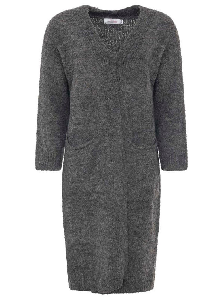 Zwillingsherz Strickjacke »"Kuschel"« mit Taschen und Wollanteil