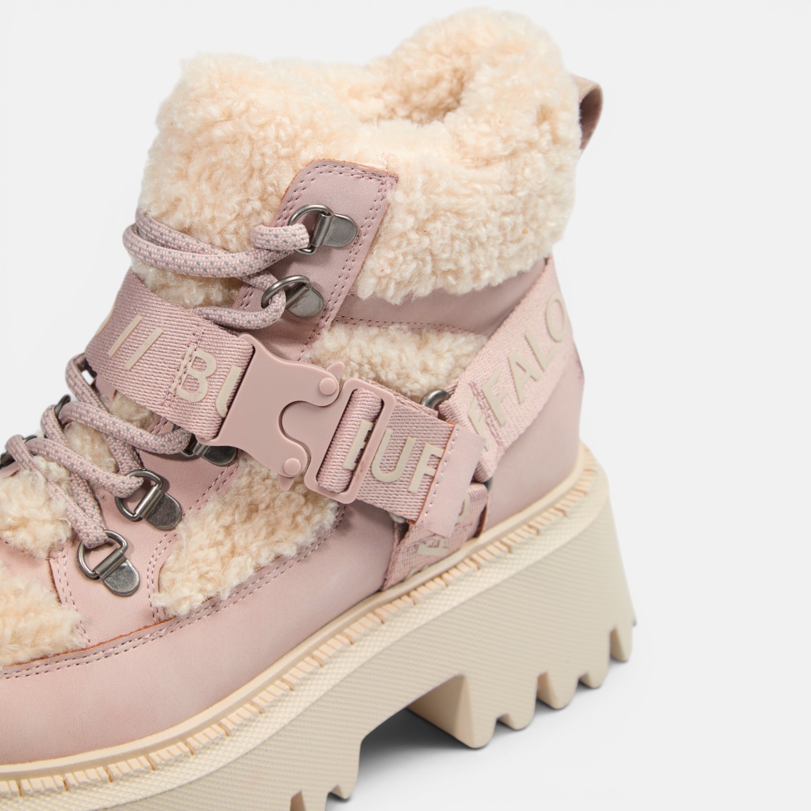 Buffalo Schnürboots »ASPEN«  Winterboots, Plateauboots mit Teddyfutter