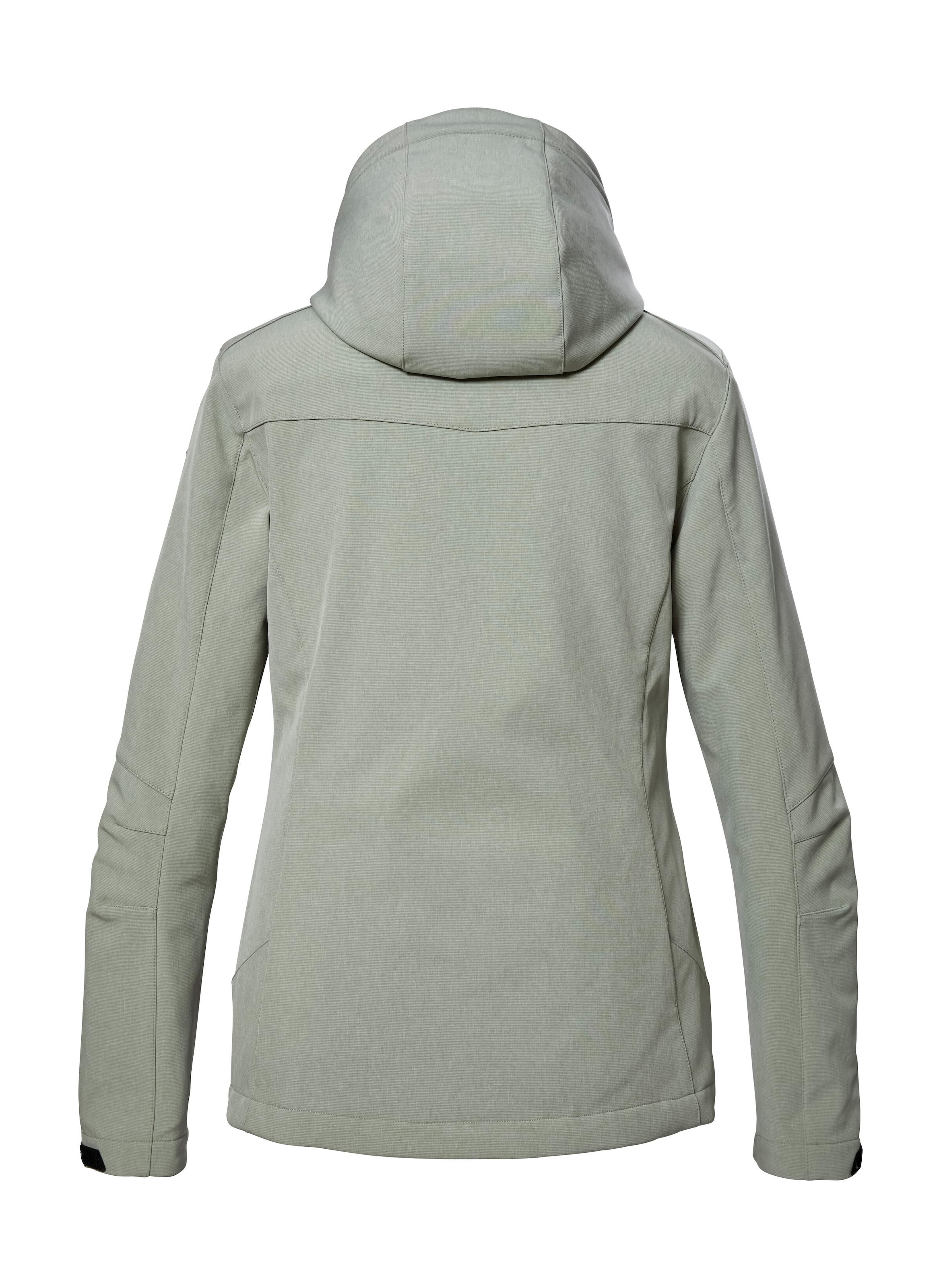 Killtec Softshelljacke »Damen Softshelljacke«, Wasserabweisende, winddichte Softshelljacke mit abnehmbarer Kapuze