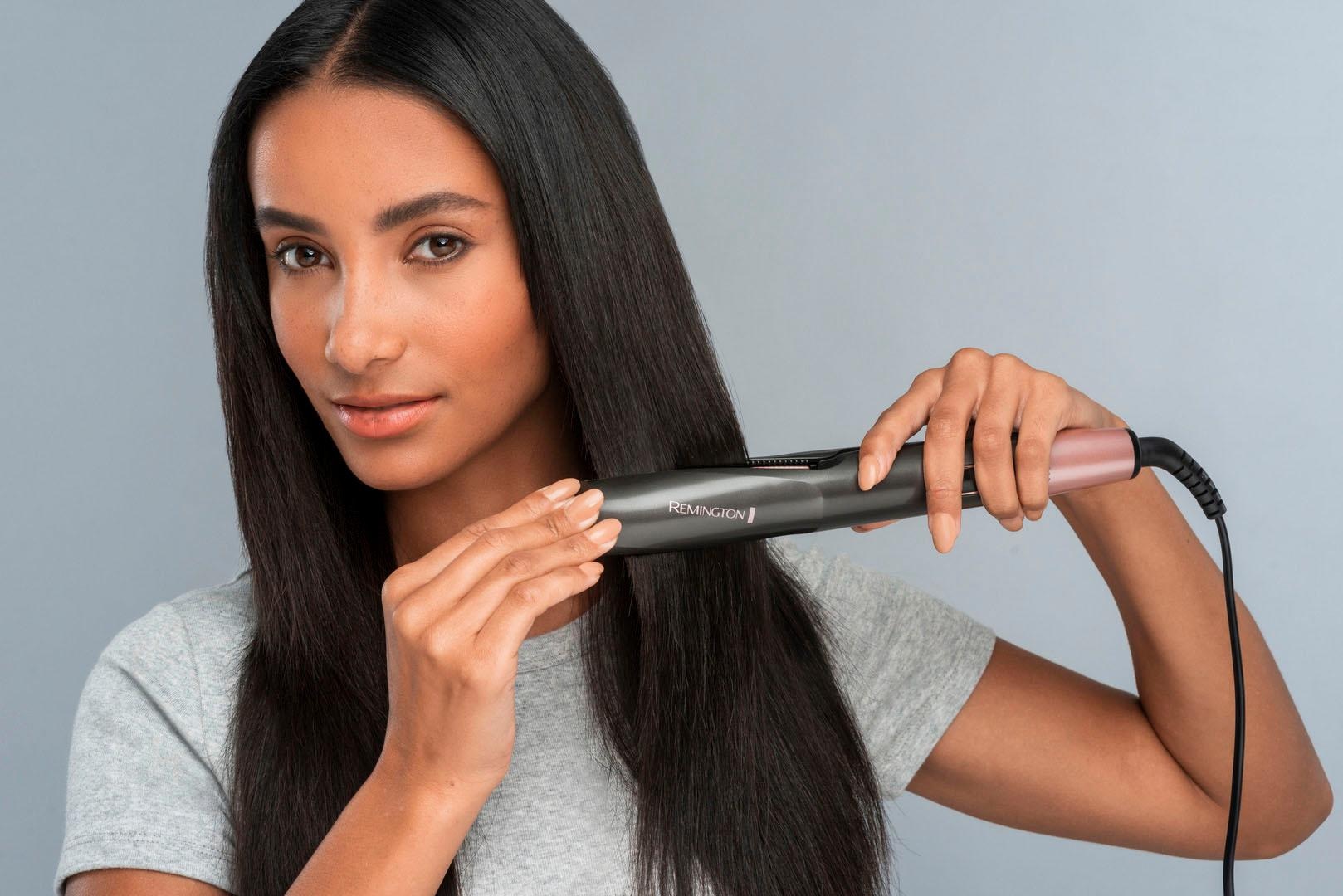 3 »S6606 XXL Jahren Confidence Keramik-Turmalin-Beschichtung Haarglätter«, & Straight Glätteisen Garantie Curl mit Remington