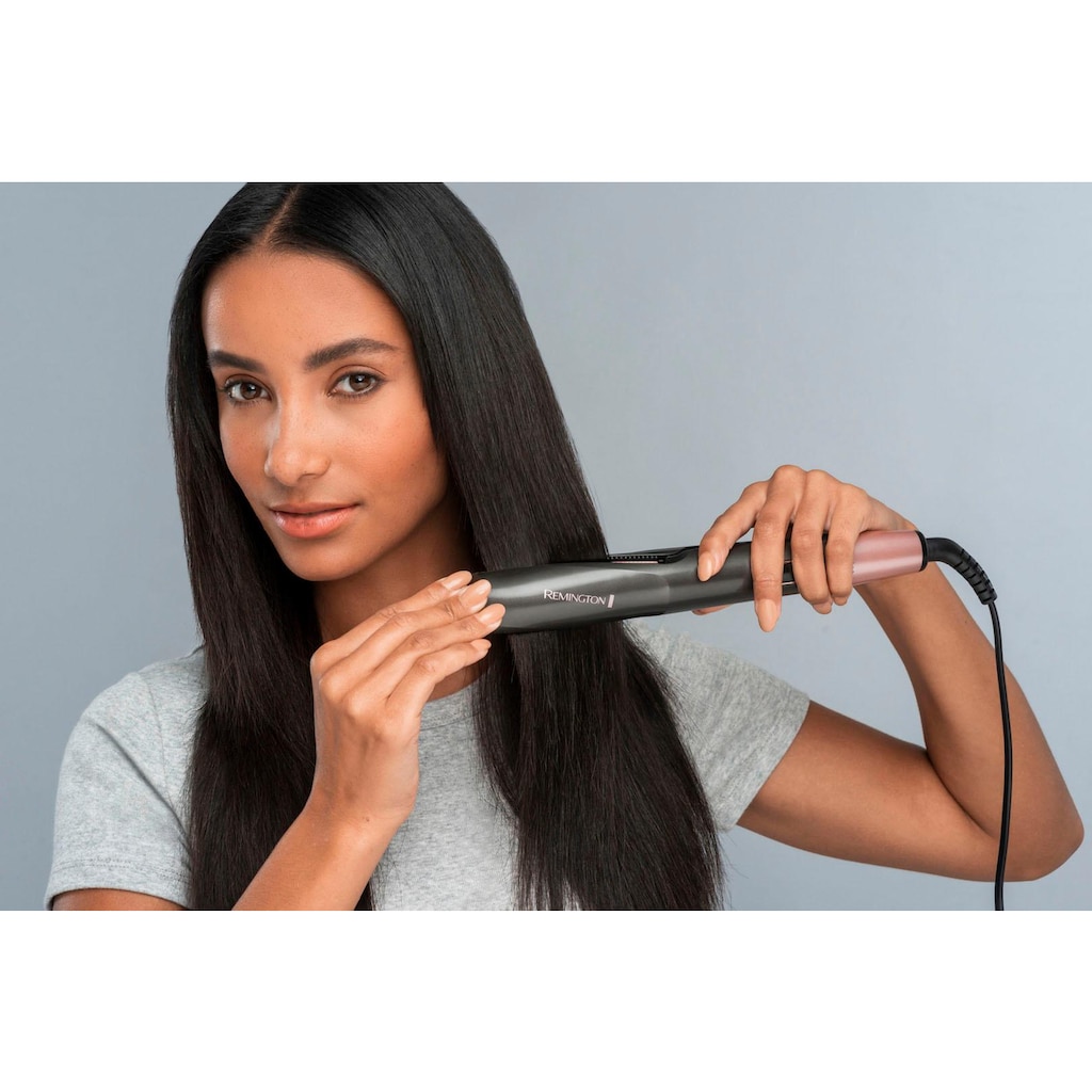 Remington Glätteisen »S6606 Curl & Straight Confidence Haarglätter«, Keramik-Turmalin-Beschichtung