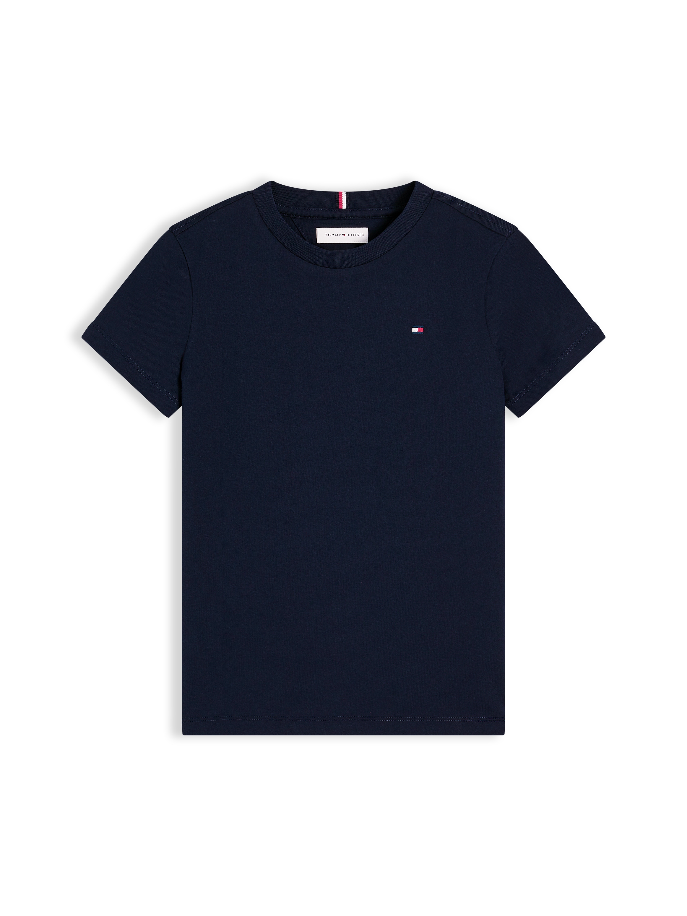Tommy Hilfiger T-Shirt Rundhalsausschnitt, Regular Fit, Kinder bis 16 Jahre, reine Baumwolle