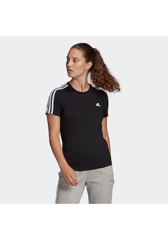 adidas Sportswear T-Shirt »LOUNGEWEAR ESSENTIALS SLIM 3-STREIFEN« kaufen