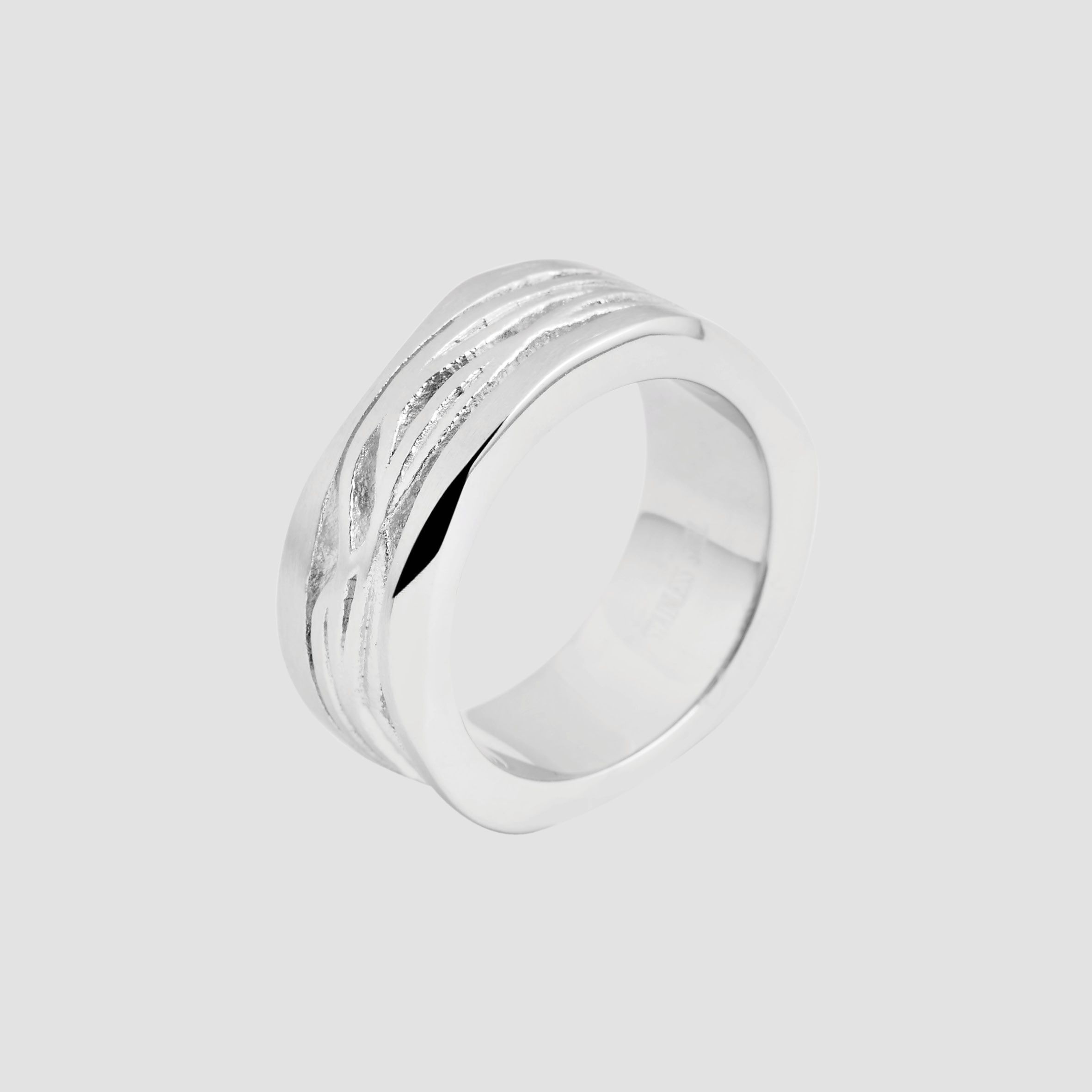 Adelia´s Fingerring »Herren Ring aus Edelstahl«