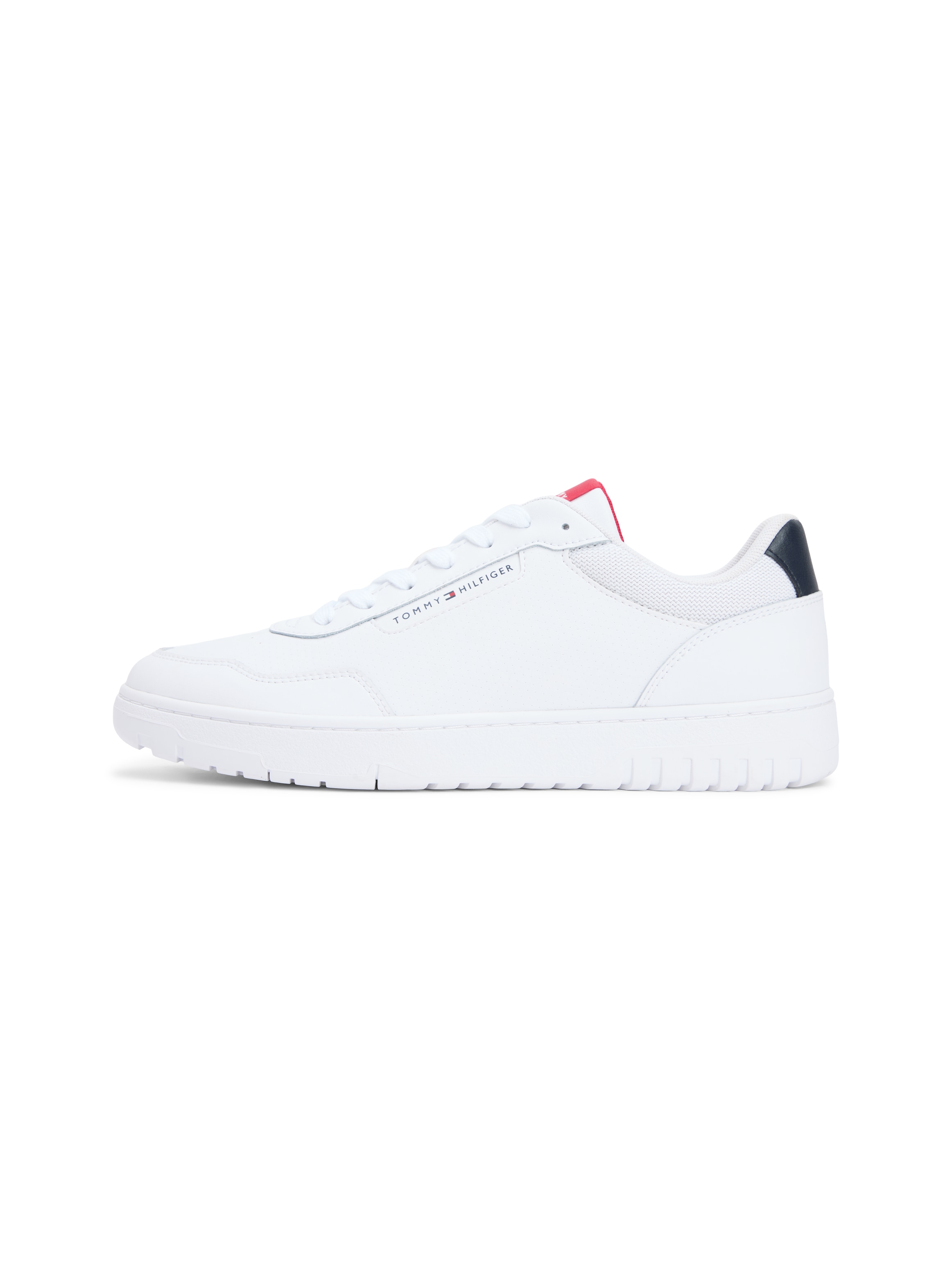 Tommy Hilfiger Sneaker »BASKET CORE LITE LTH«  Freizeitschuh, Halbschuh, Schnürschuh mit Logo an der Schuhzuge