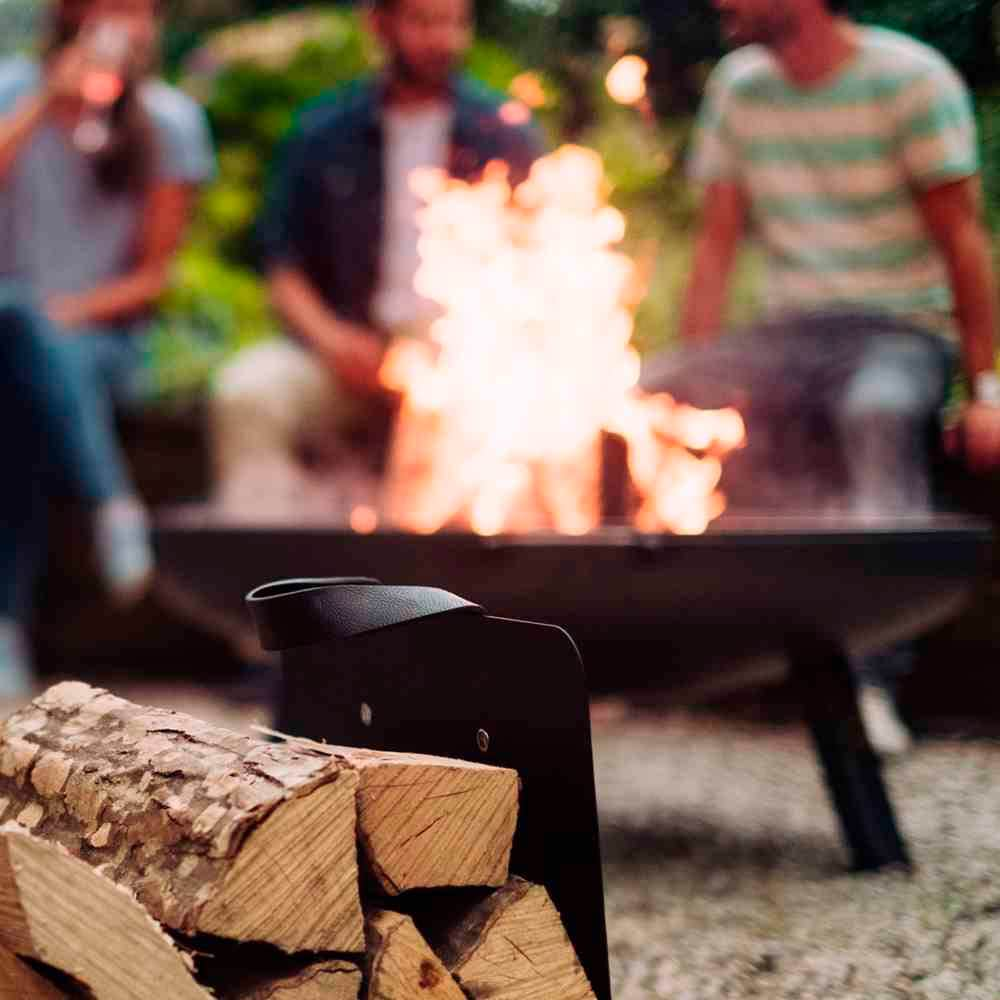 Siena Garden Feuerschale »XXL anthrazit Ø 100 cm«, (1 St.), langlebiges Produkt, Stahl unbehandelt