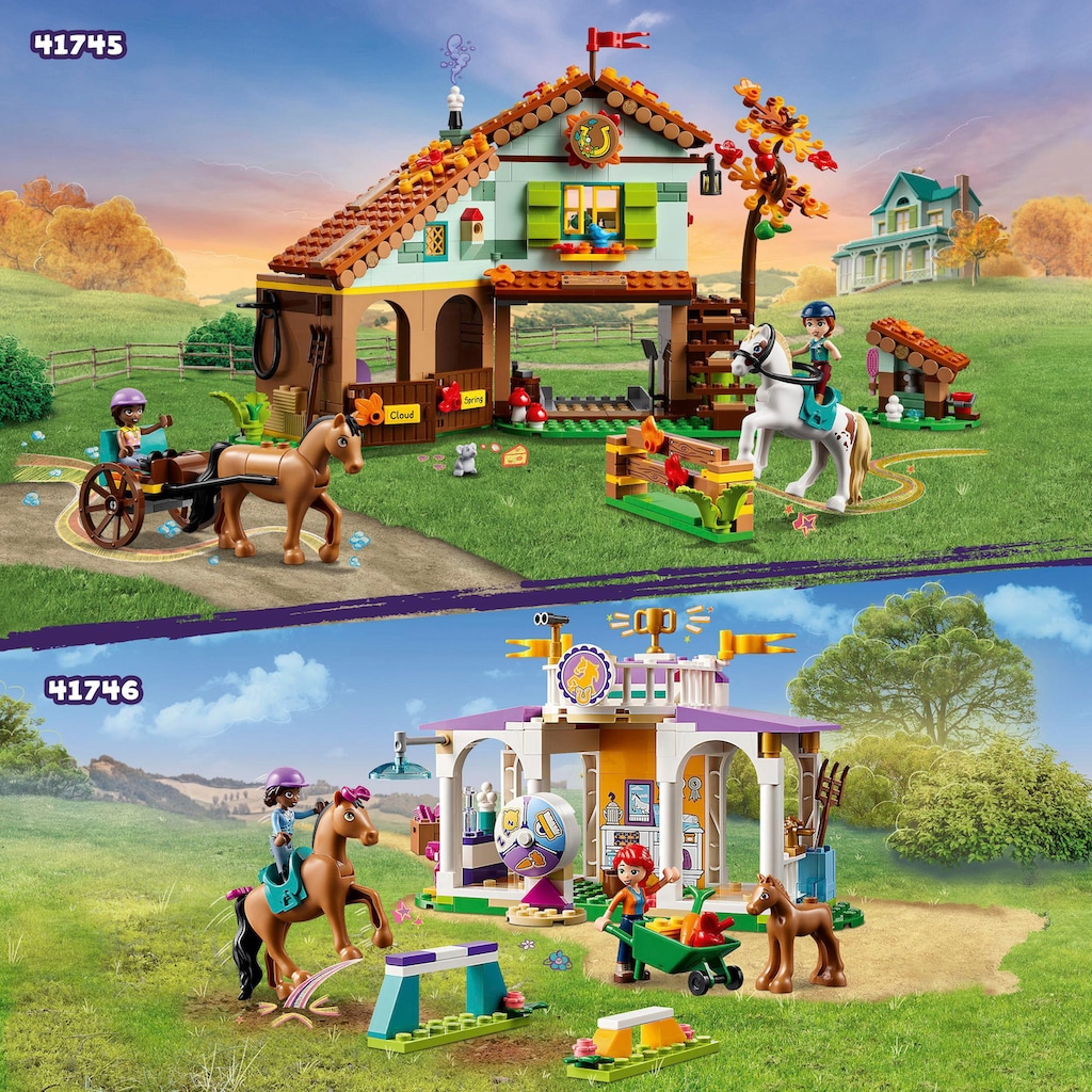 LEGO® Konstruktionsspielsteine »Autumns Reitstall (41745), LEGO® Friends«, (545 St.)