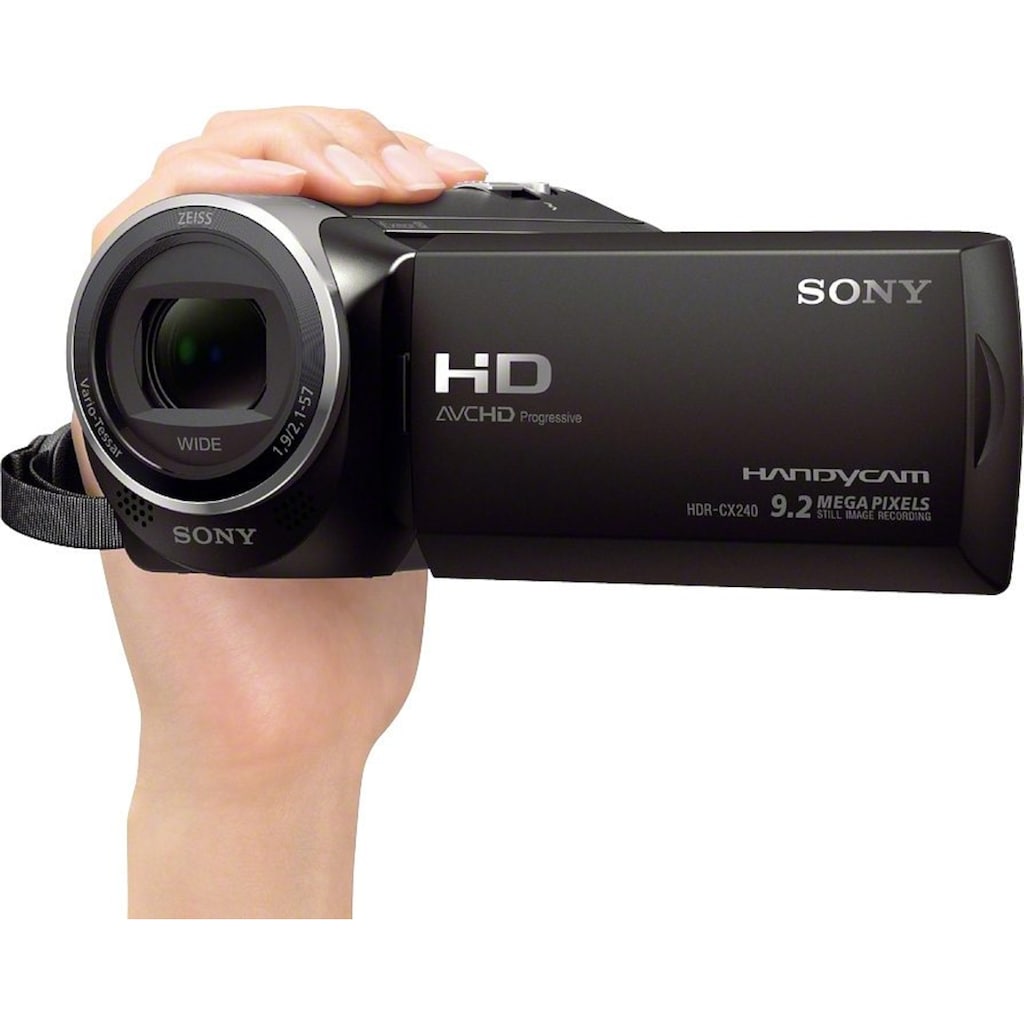 Sony Camcorder »HDR-CX240E«, Full HD, 27 fachx opt. Zoom, Composite Video Ausgang