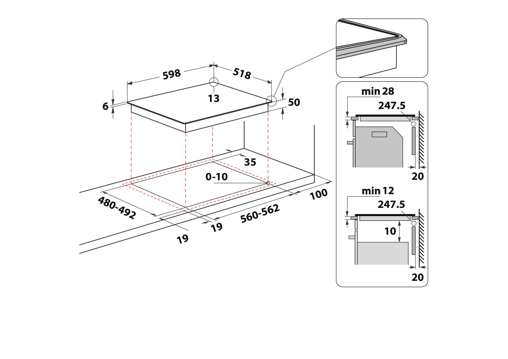 BAUKNECHT Induktions-Kochfeld »BTX6019DCA«