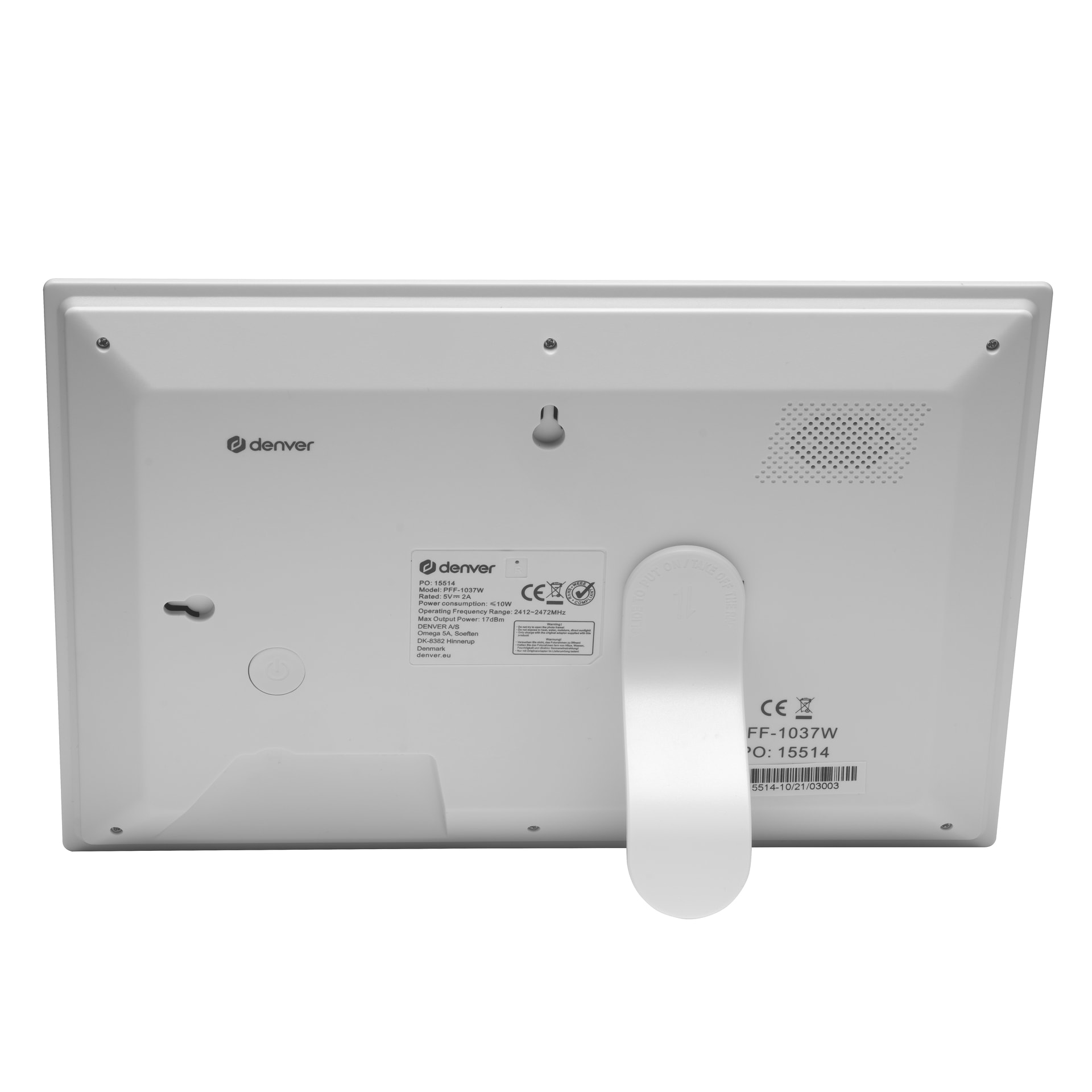 Denver Digitaler Bilderrahmen »FRAMEO Bilderrahmen PFF-1037«, 25,65 cm/10,1 Zoll, 800 x 1280 px Pixel, 16 GB