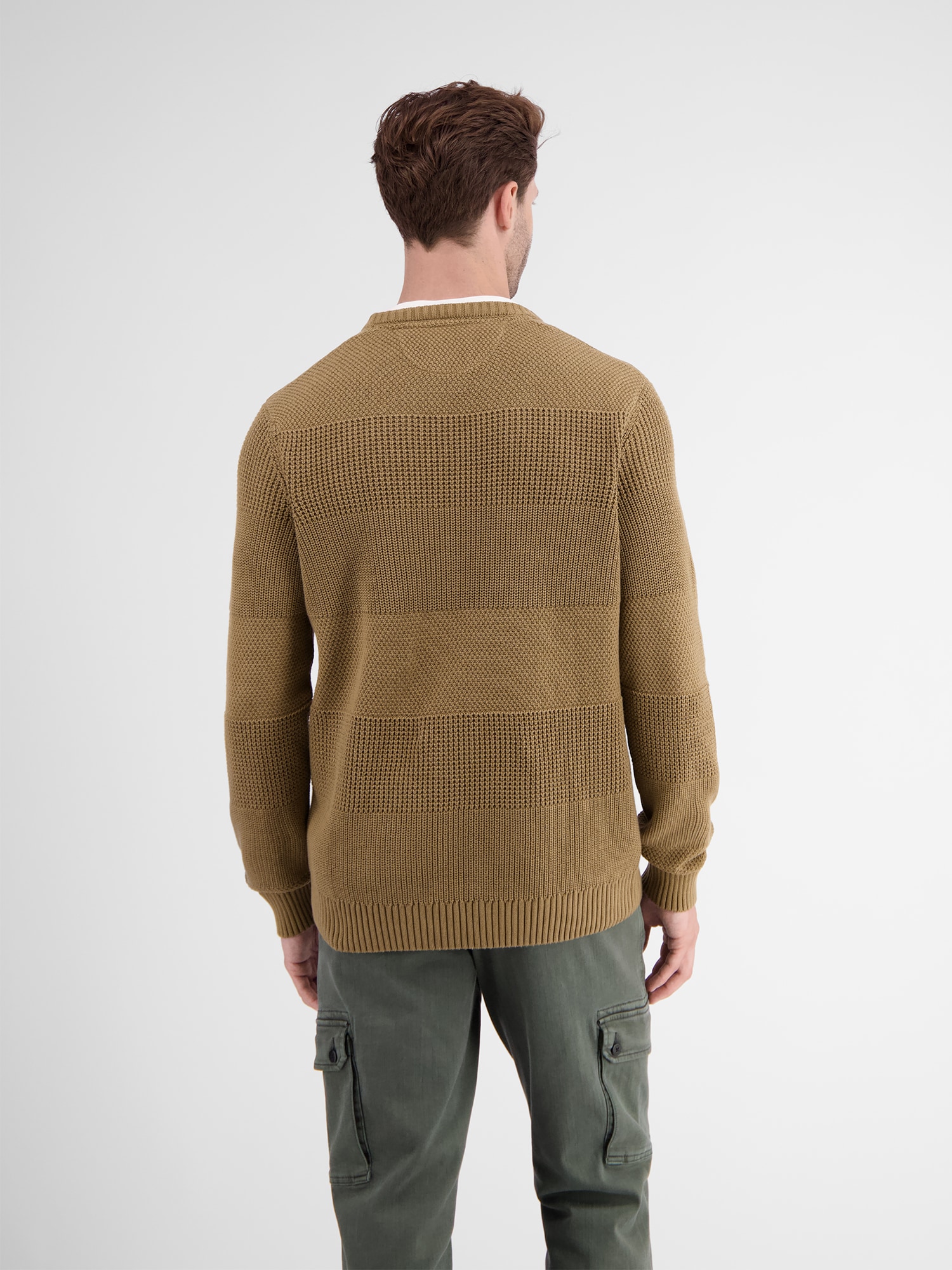 LERROS Strickpullover »LERROS Herren Pullover in Strukturstrickqualität«