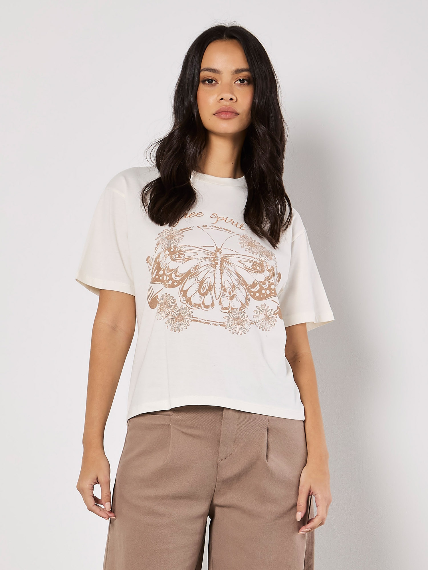 Apricot Blusenshirt »Kurzshirt«