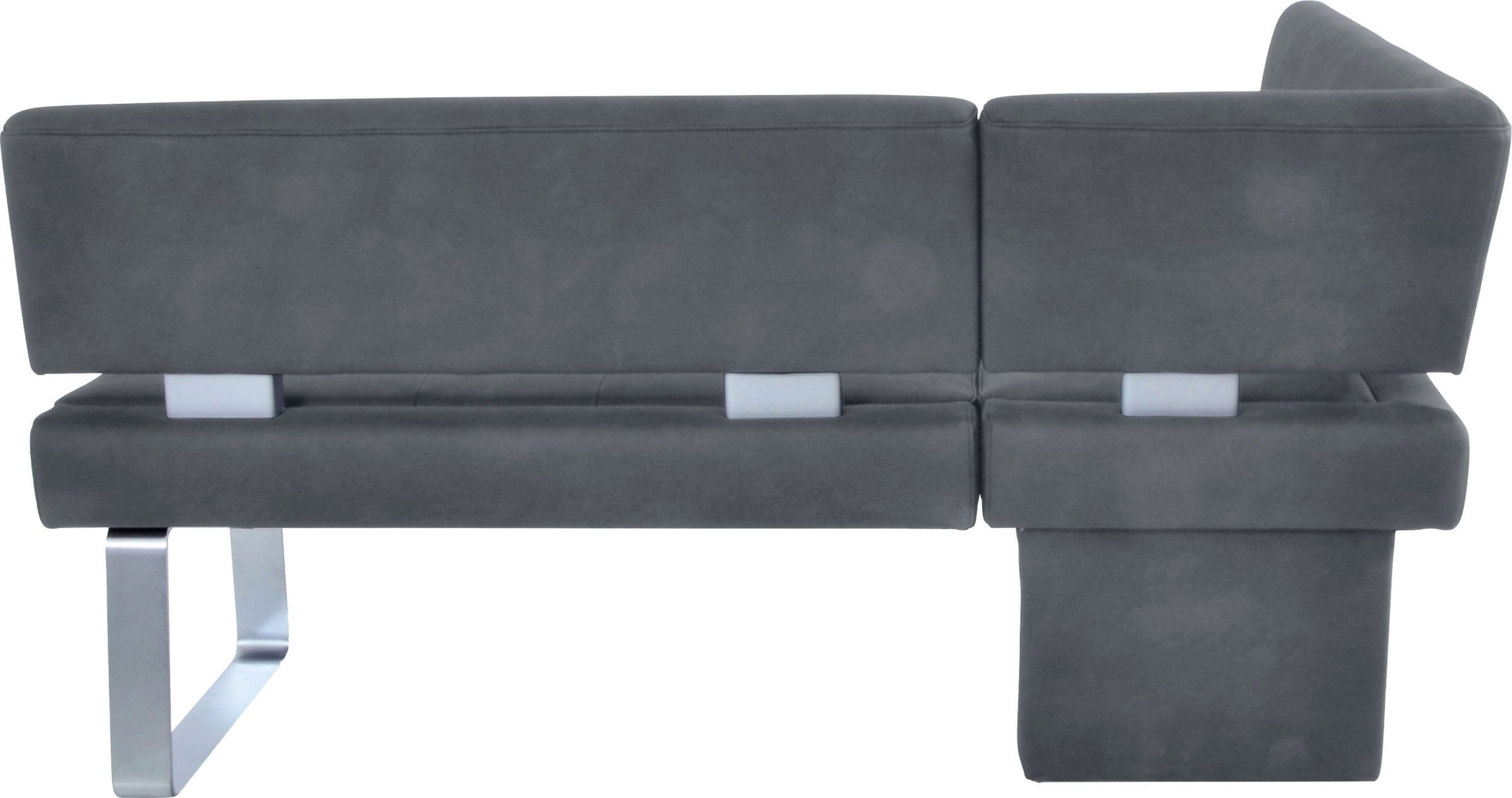 K+W Komfort & Wohnen Eckbank »Santos II«, gepolstert, Eckbank, wahlweise langer Schenkel 180cm rechts oder links