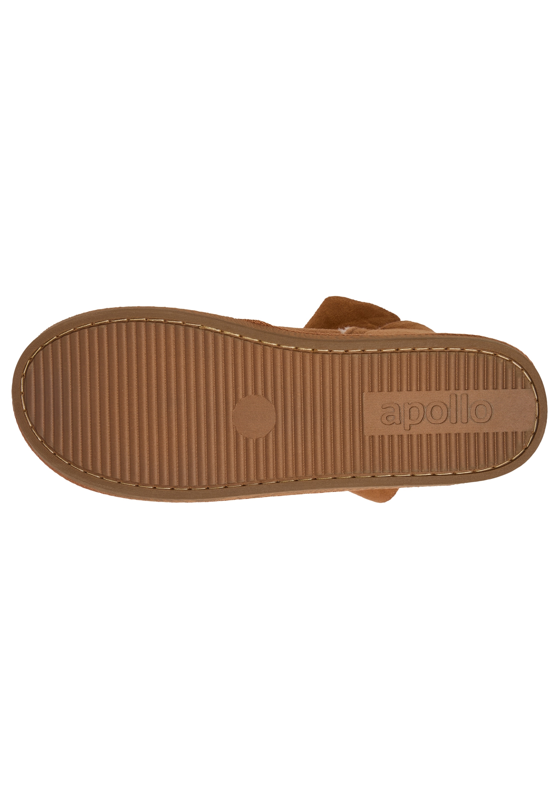 Apollo Hausschuh »LADIES HOME BOOTS SUEDE«  mit Logoprägung und kuscheligen, wärmenden Innenfutter