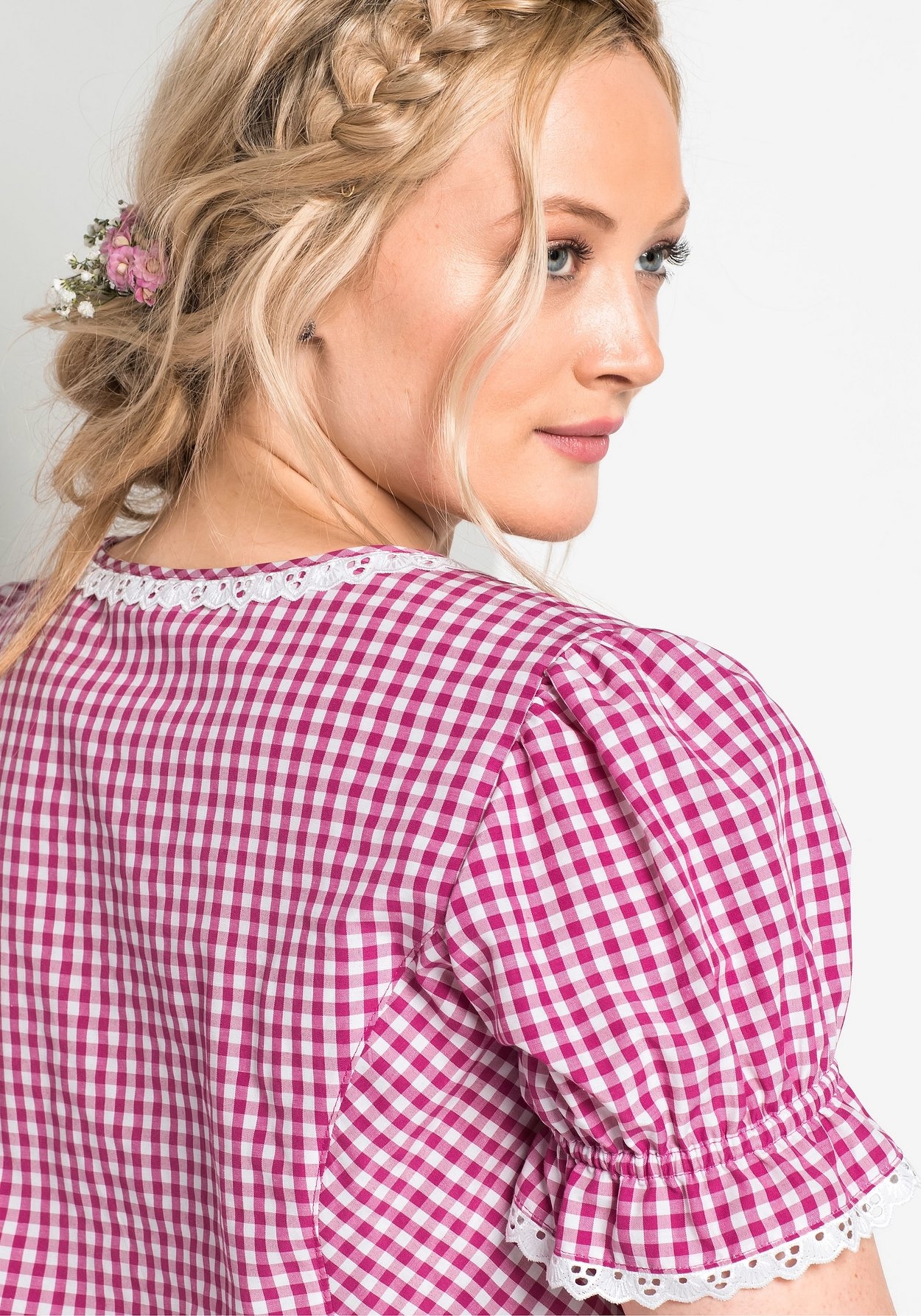 Sheego Karobluse »Trachtenbluse im Trachten-Look«