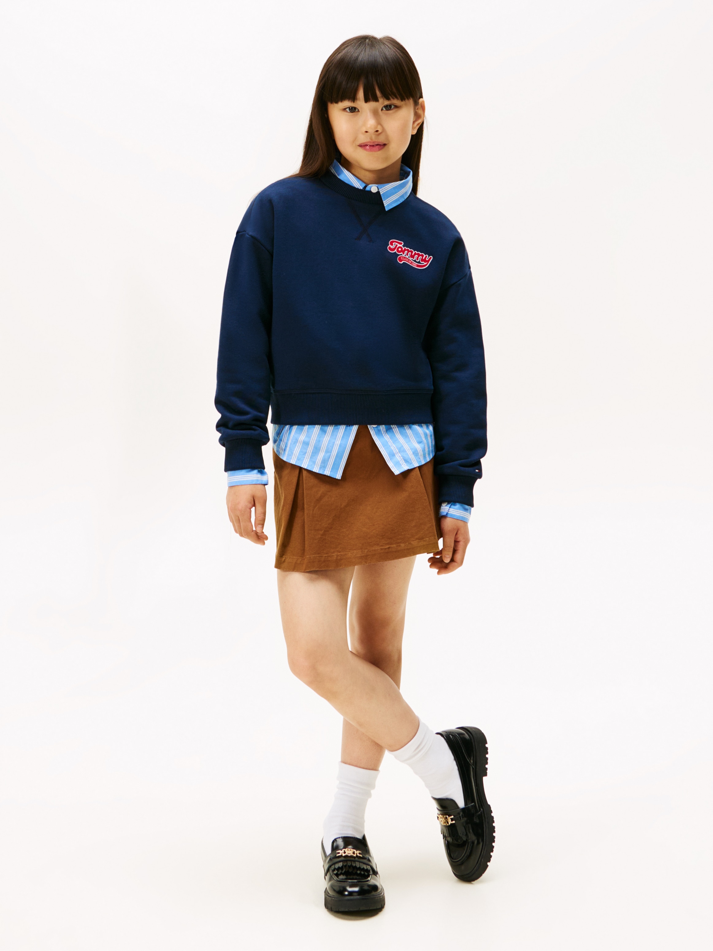 Tommy Hilfiger Sweatshirt »TOMMY FLOCK SWEATSHIRT«, Kinder bis 16 Jahre
