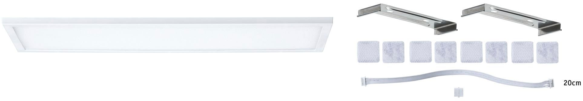 Paulmann Unterschrankleuchte »LED Panel Ace 7,5W Weiß 10x30cm Erweiterung« 1 Stk. Warmweiß LED Panel Ace 7,5W Weiß 10x30cm Erweiterung